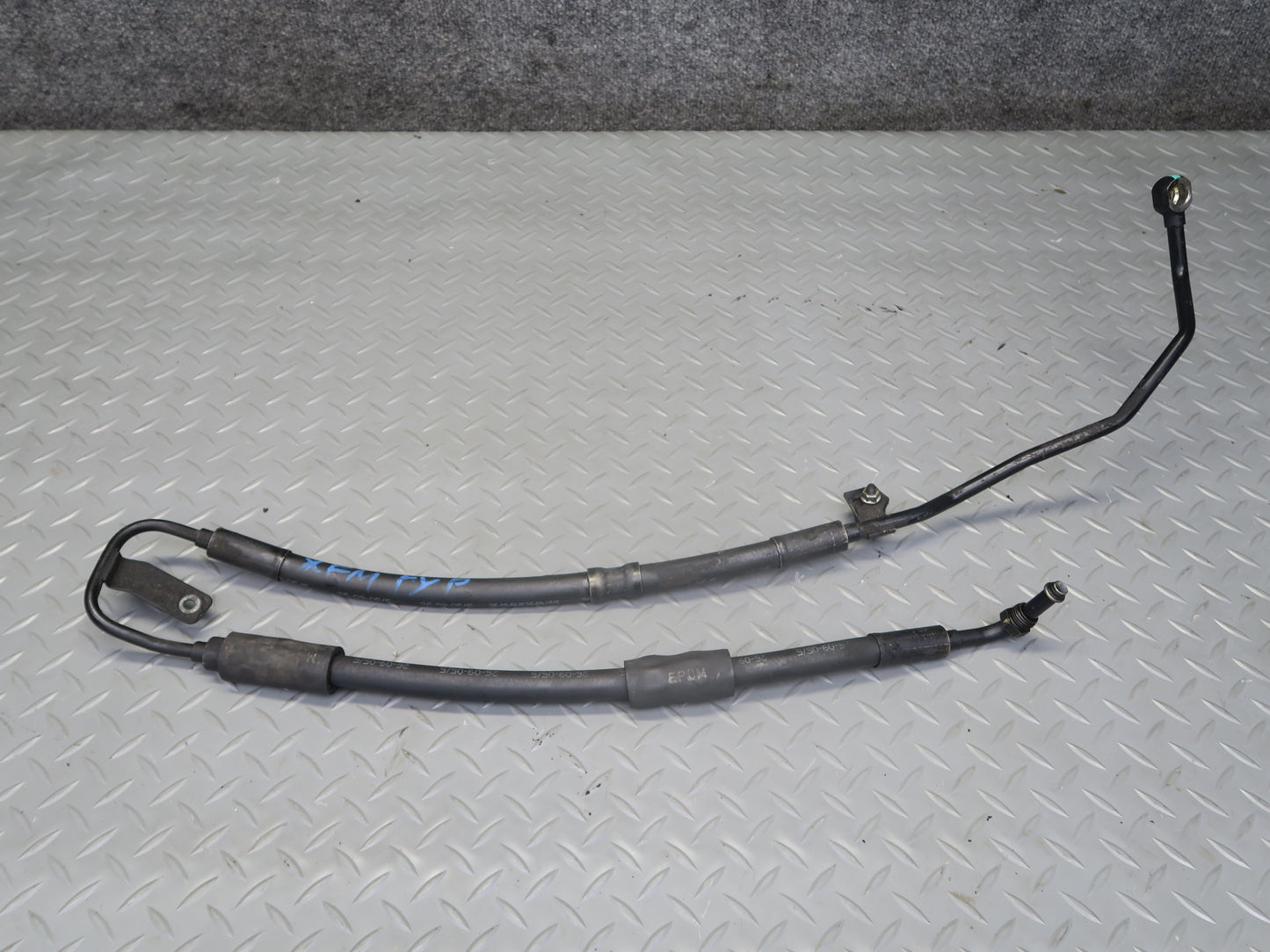 04-06 BMW E53 X5 N62 Power Steering Hose Pipe Line Set OEM