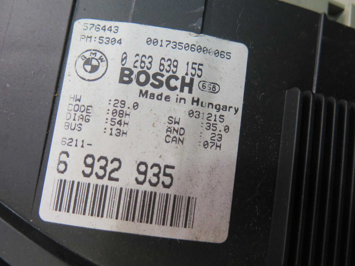 02-06 BMW E46 330Ci A/T Instrument Cluster Gauge Speedometer 6932935 OEM