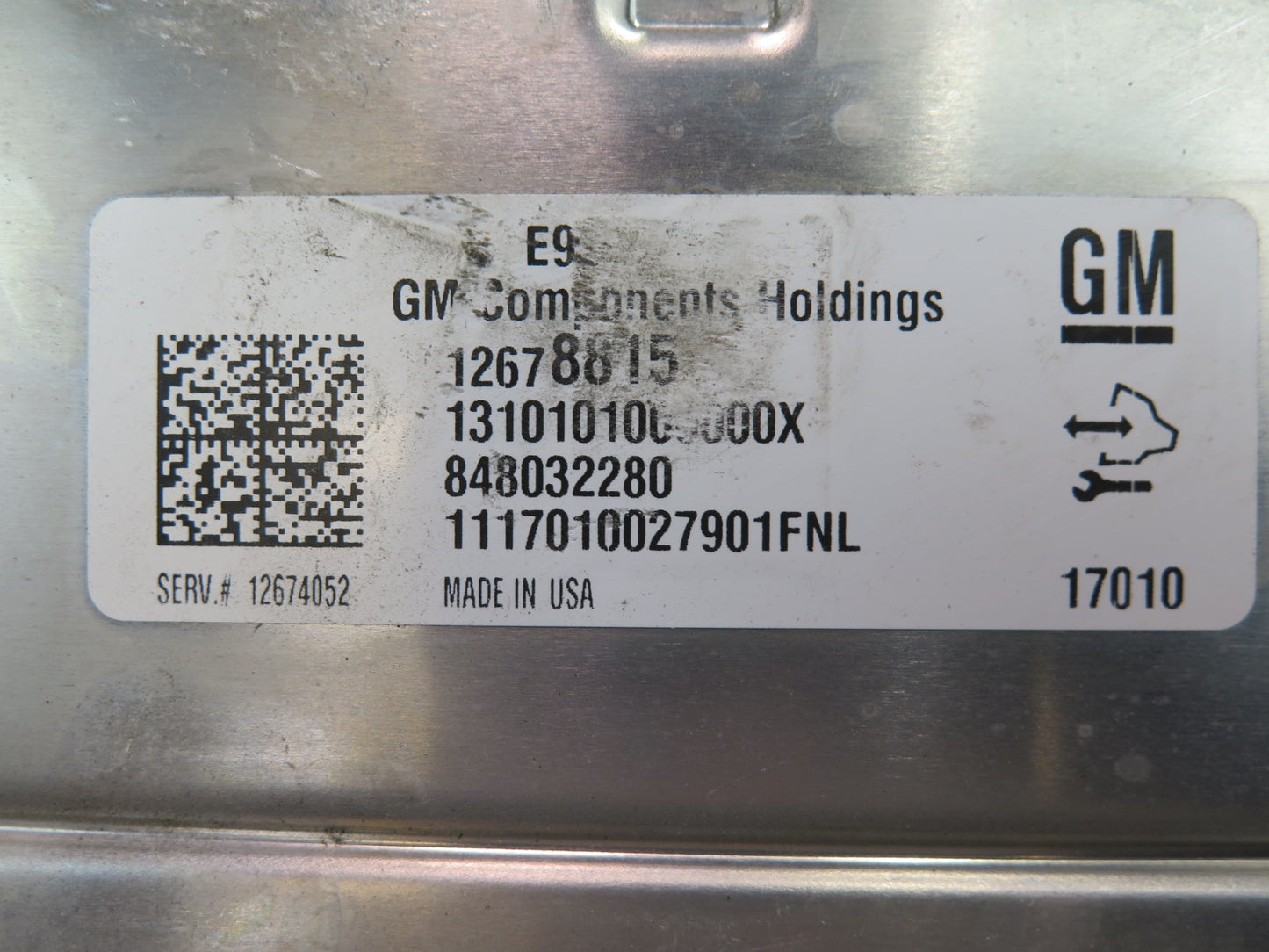 2017 Chevrolet Corvette C7 6.2L LT1 NA Engine ECU Computer Control Module OEM