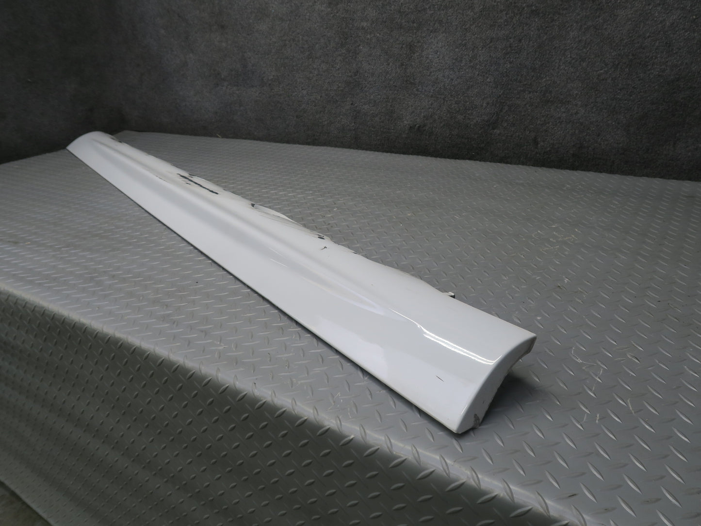 01-06 BMW E46 330ci Coupe Convertible Set of 2 Side Skirt Rocker Panel White OEM
