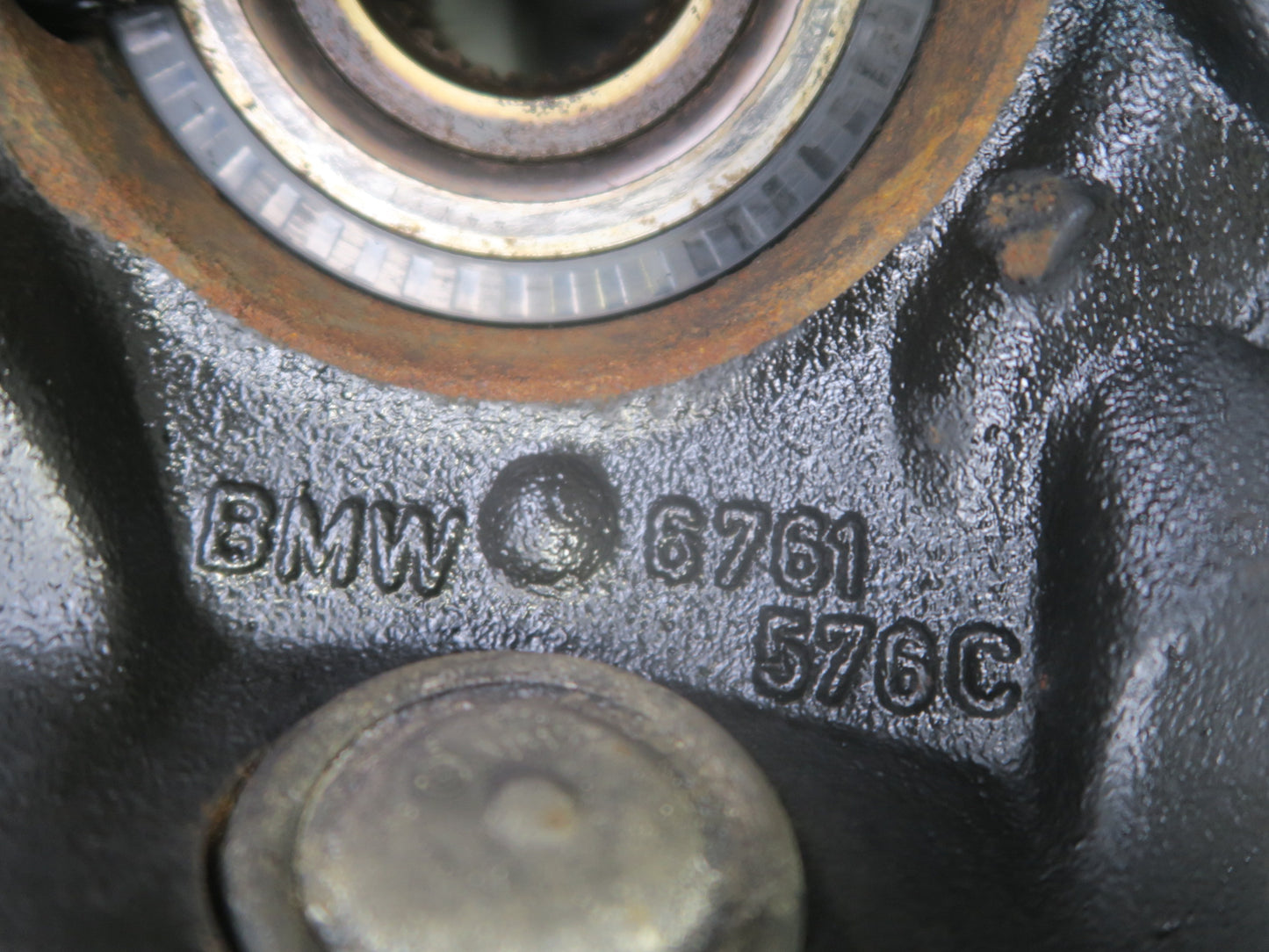 00-06 BMW E53 X5 AWD Front Right Spindle Knuckle Wheel Hub Bearing 6761576 OEM