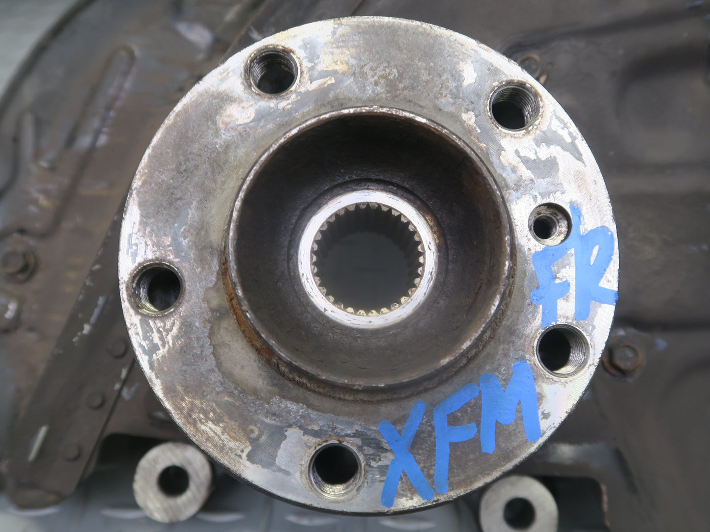 00-06 BMW E53 X5 AWD Front Right Spindle Knuckle Wheel Hub Bearing 6761576 OEM