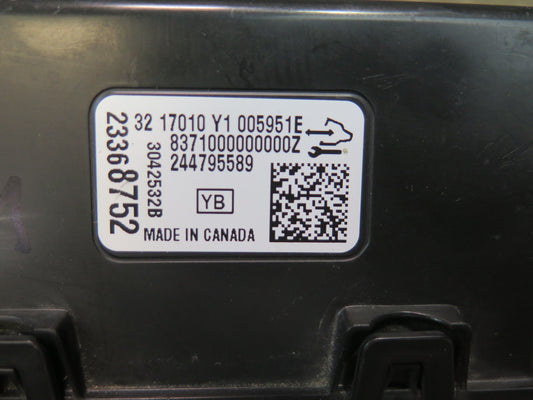 16-19 Chevrolet Corvette C7 Rear Trunk Lid Liftgate Control  Module 23368752 OEM