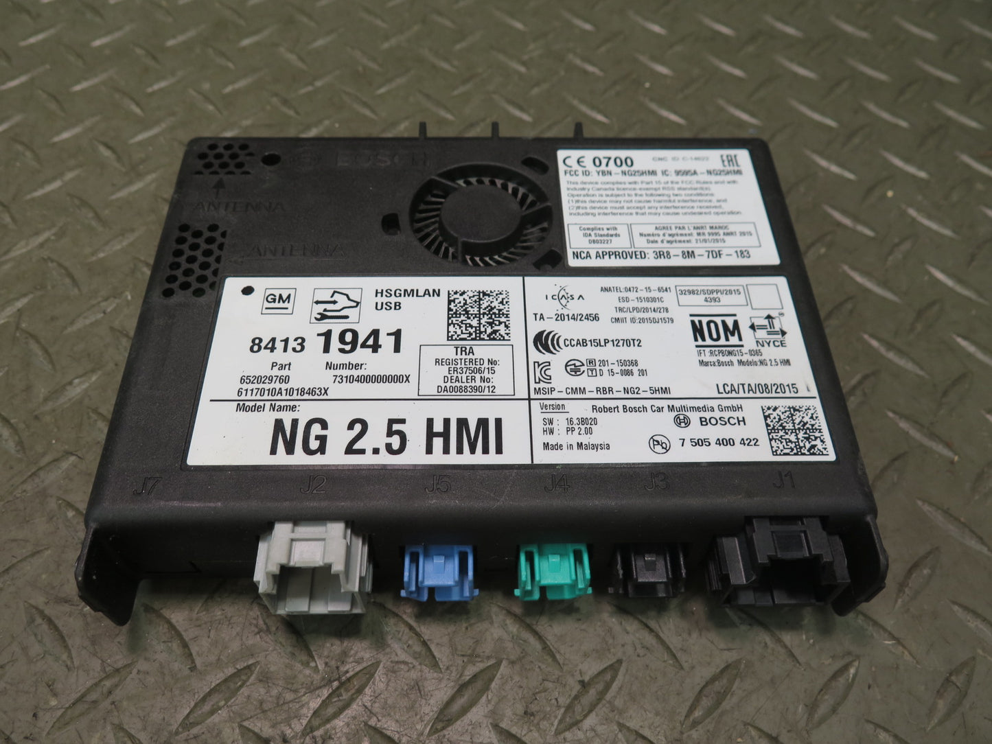 2017 Chevrolet Corvette C7 HMI Multimedia Interface Control Module 84131941 OEM