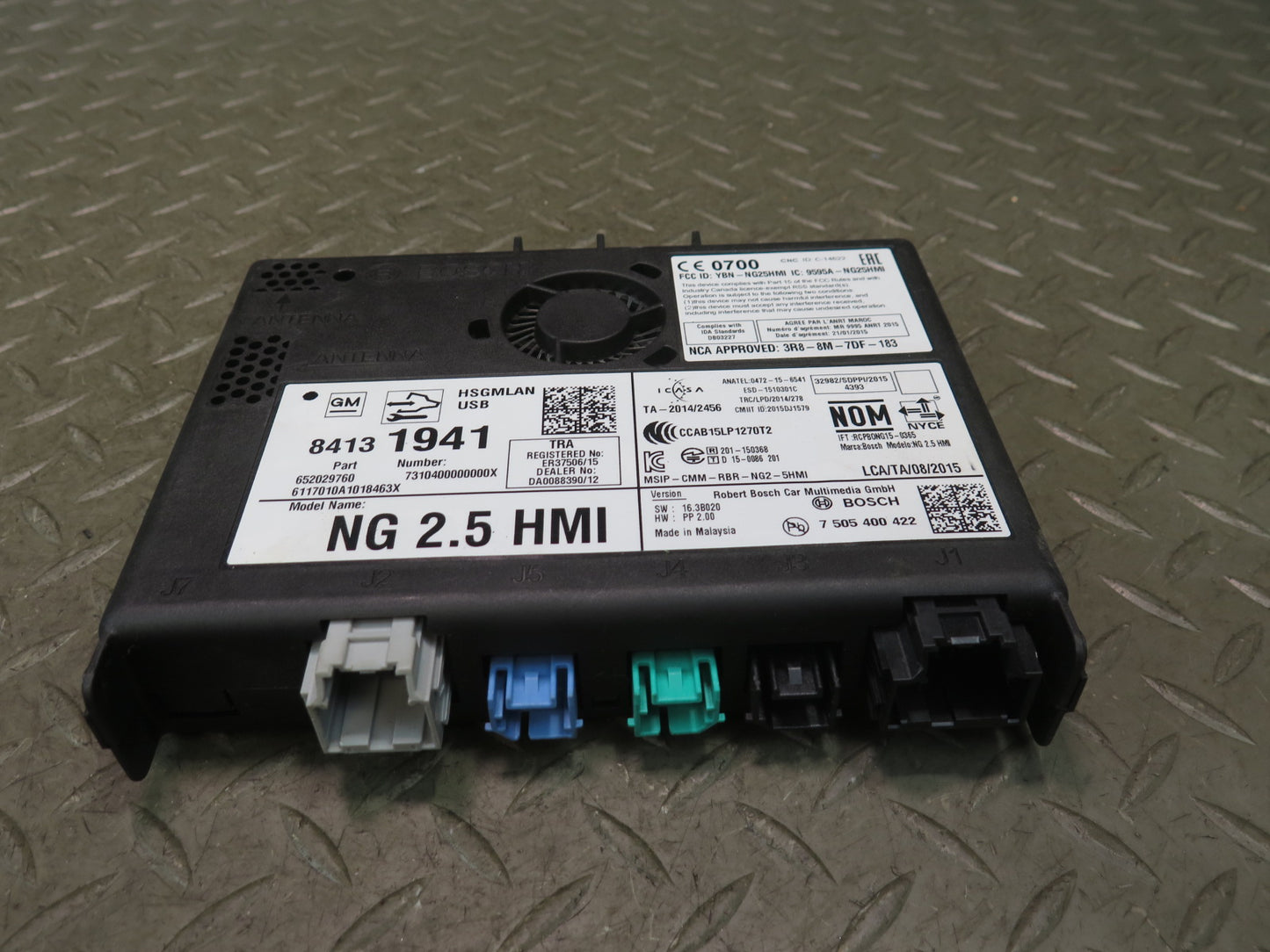 2017 Chevrolet Corvette C7 HMI Multimedia Interface Control Module 84131941 OEM