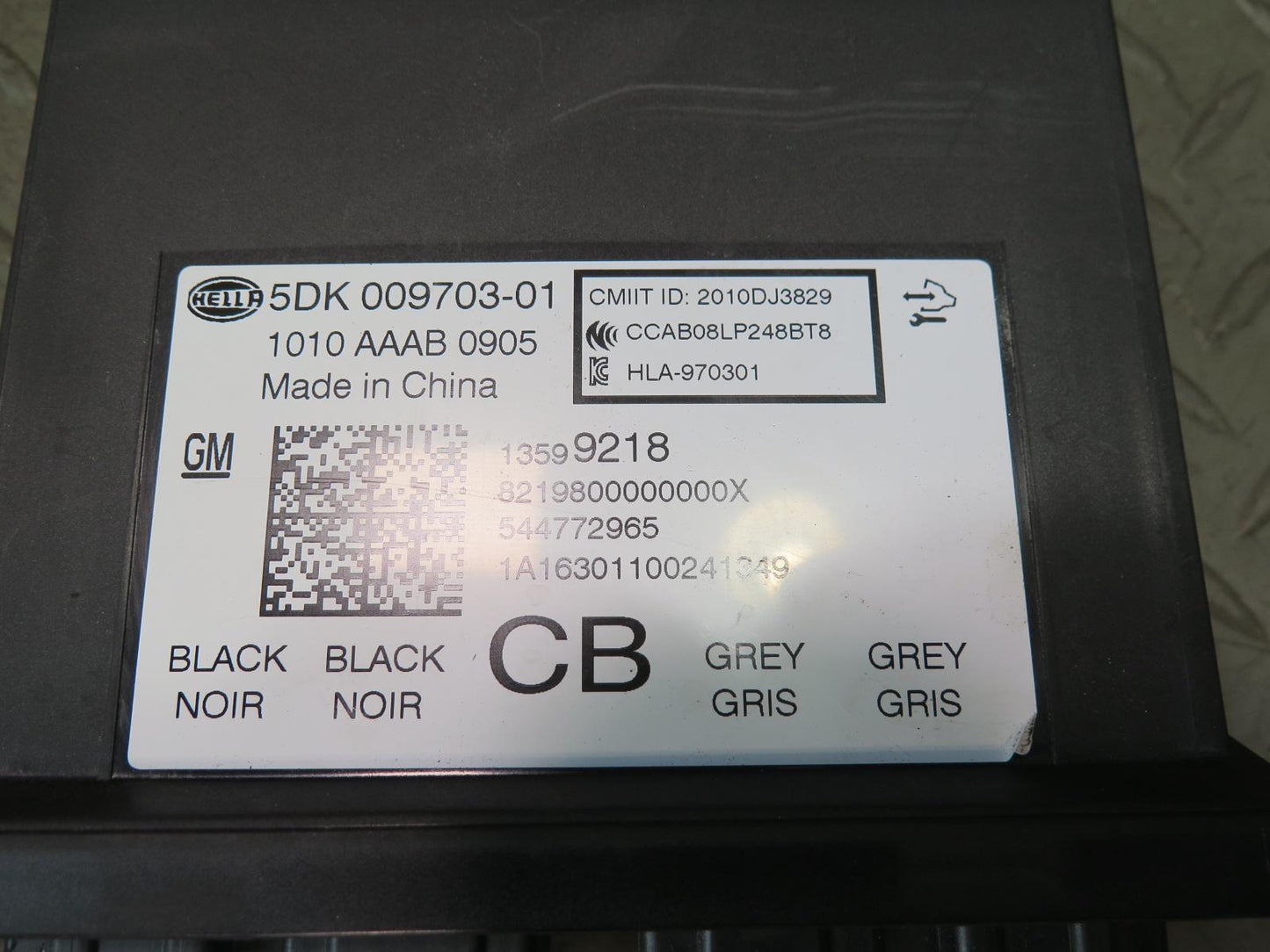 14-19 Chevrolet Corvette C7 Keyless Entry Control Module 13599218 OEM