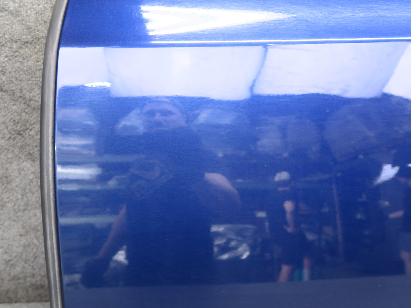 2016-2019 Tesla Model S 75D Front Left Driver Side Door Shell Panel Blue