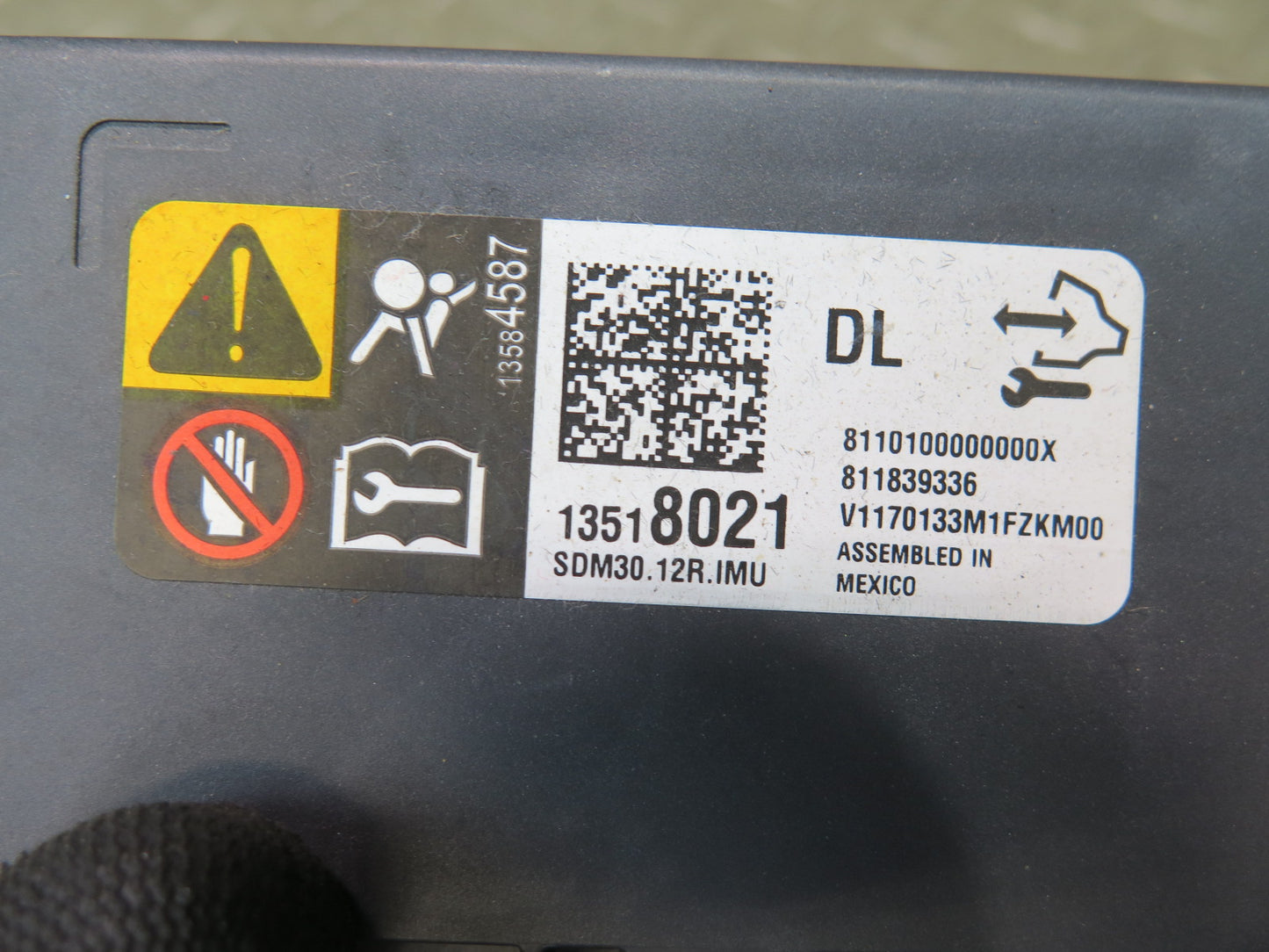 17-19 Chevrolet Corvette C7 Diagnostic Computer Control Module 13518021 OEM