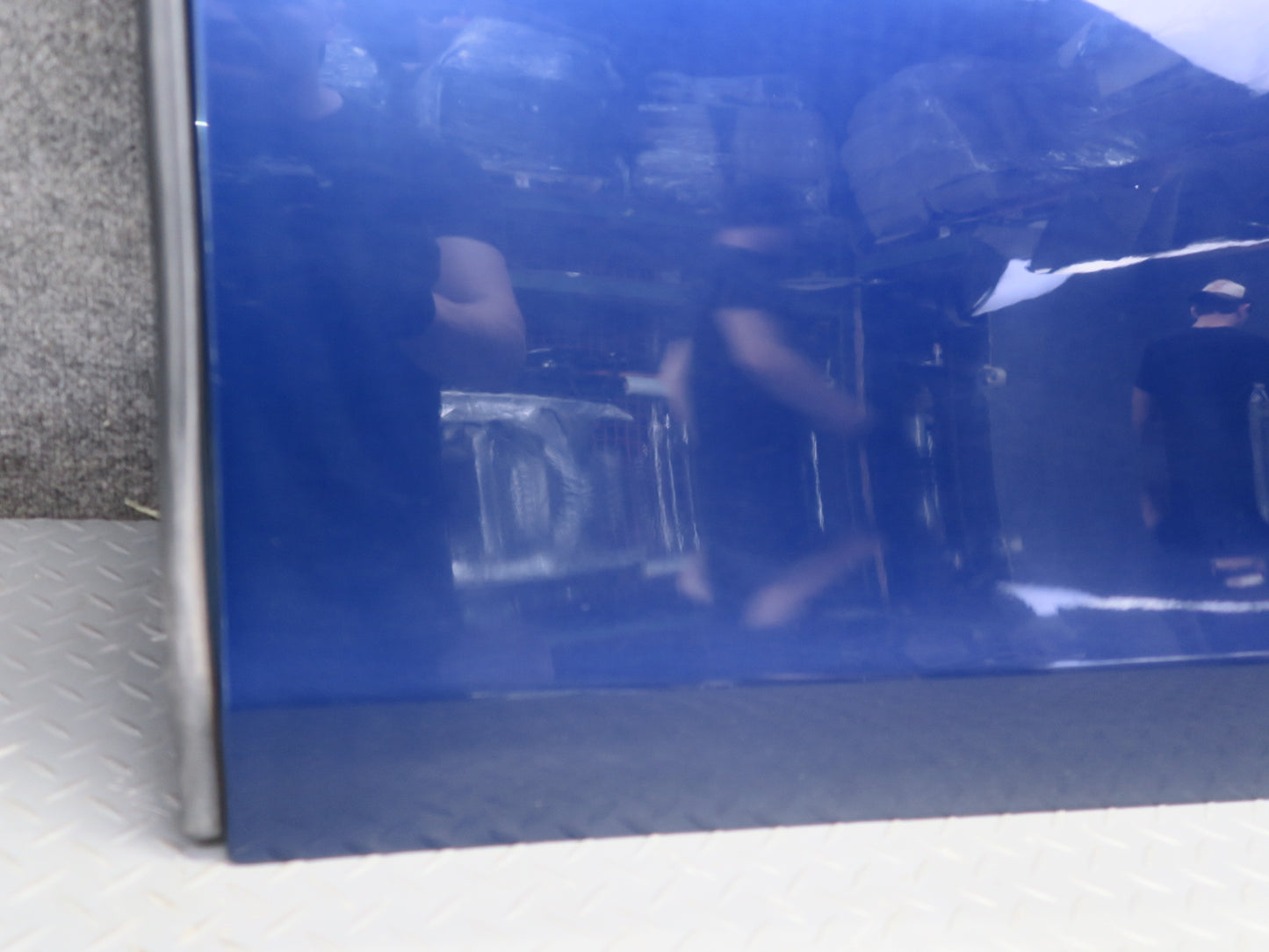 2016-2019 Tesla Model S 75D Front Left Driver Side Door Shell Panel Blue