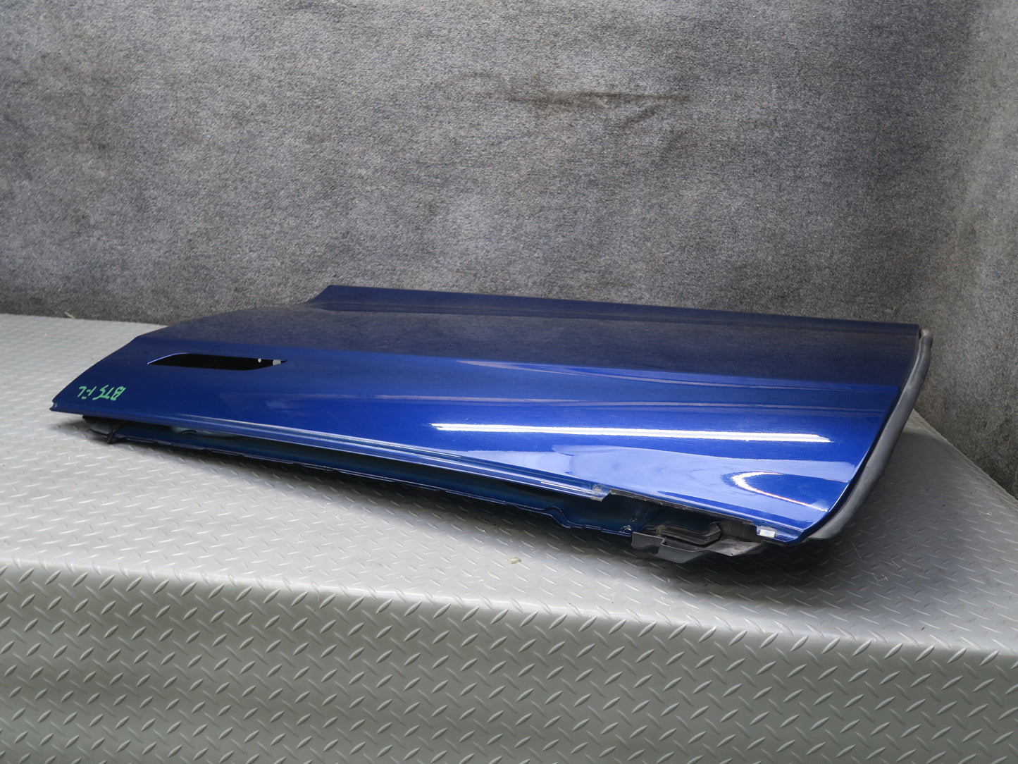 2016-2019 Tesla Model S 75D Front Left Driver Side Door Shell Panel Blue