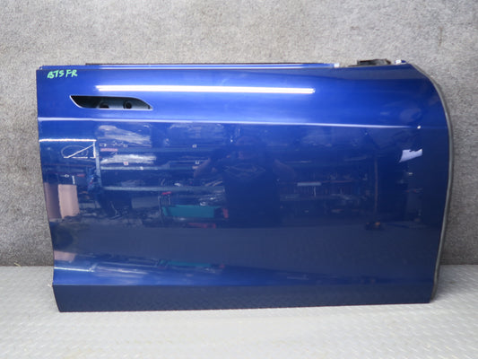 2016-2019 Tesla Model S 75D Front Right Passenger Side Door Shell Panel Blue