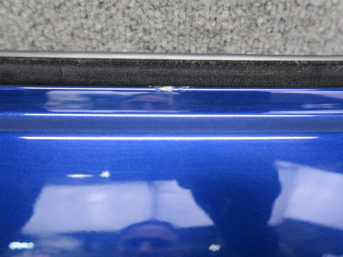 2016-2019 Tesla Model S 75D Front Right Passenger Side Door Shell Panel Blue