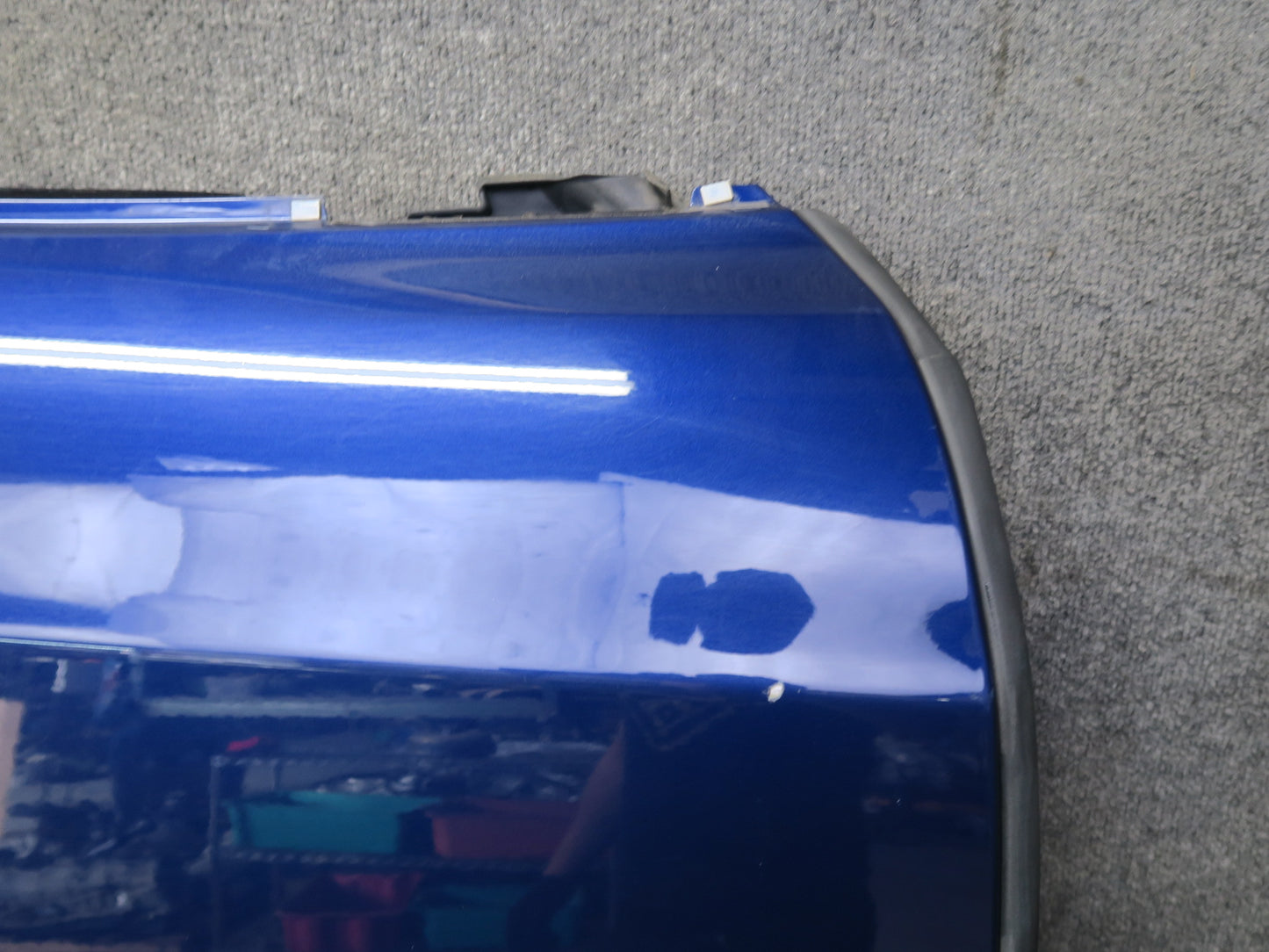 2016-2019 Tesla Model S 75D Front Right Passenger Side Door Shell Panel Blue