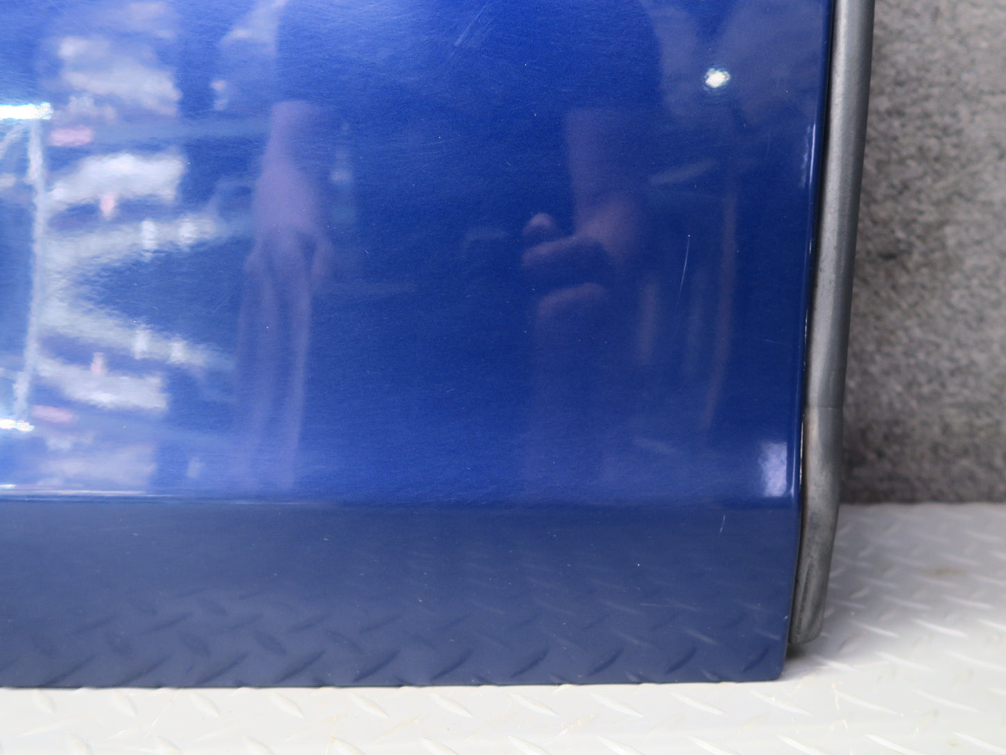 2016-2019 Tesla Model S 75D Front Right Passenger Side Door Shell Panel Blue