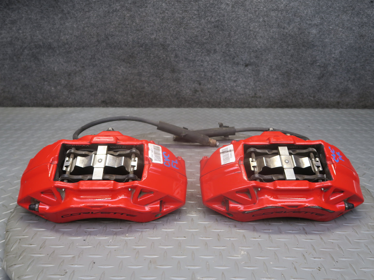 14-19 Chevrolet Corvette C7 Front Left & Right Brembo Brake Caliper Set 49K OEM