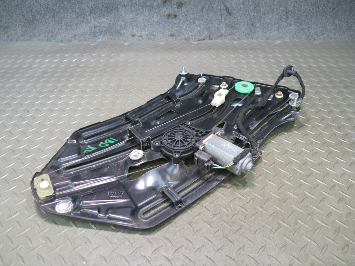 01-06 BMW E46 330ci Convertible Rear Left Quarter Window Regulator w Motor OEM