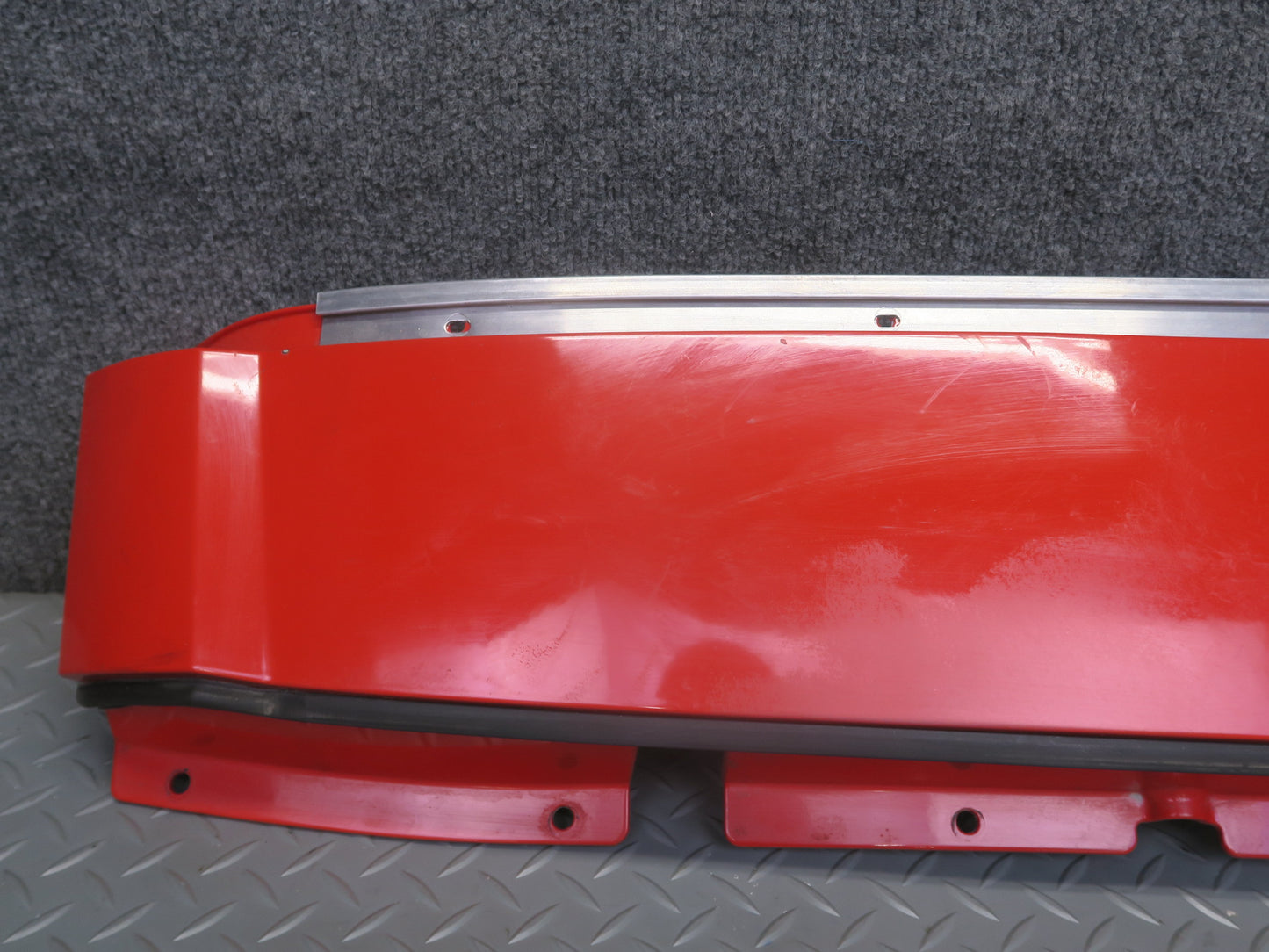 14-19 Chevrolet Corvette C7 Coupe TOP Upper Rearward Roof Trim Cover RED OEM