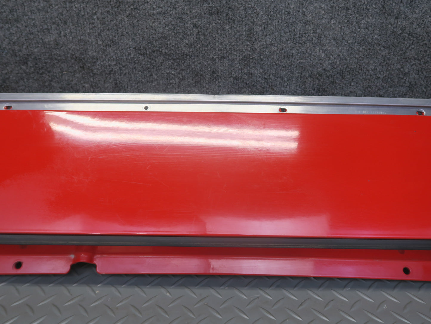 14-19 Chevrolet Corvette C7 Coupe TOP Upper Rearward Roof Trim Cover RED OEM
