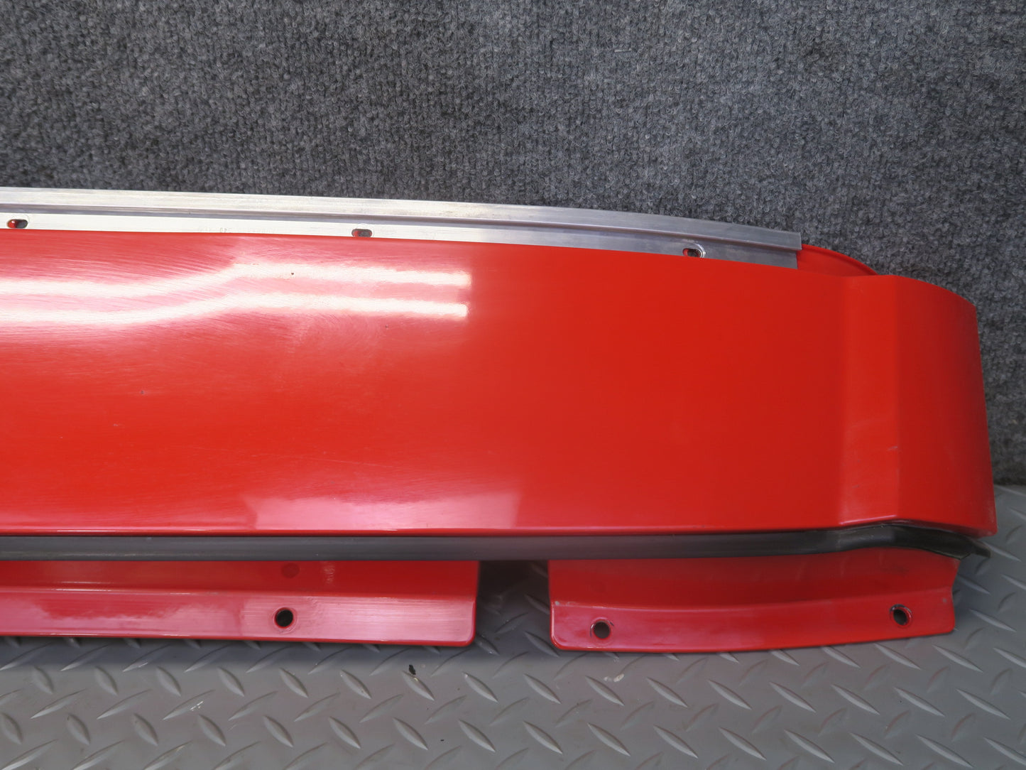 14-19 Chevrolet Corvette C7 Coupe TOP Upper Rearward Roof Trim Cover RED OEM