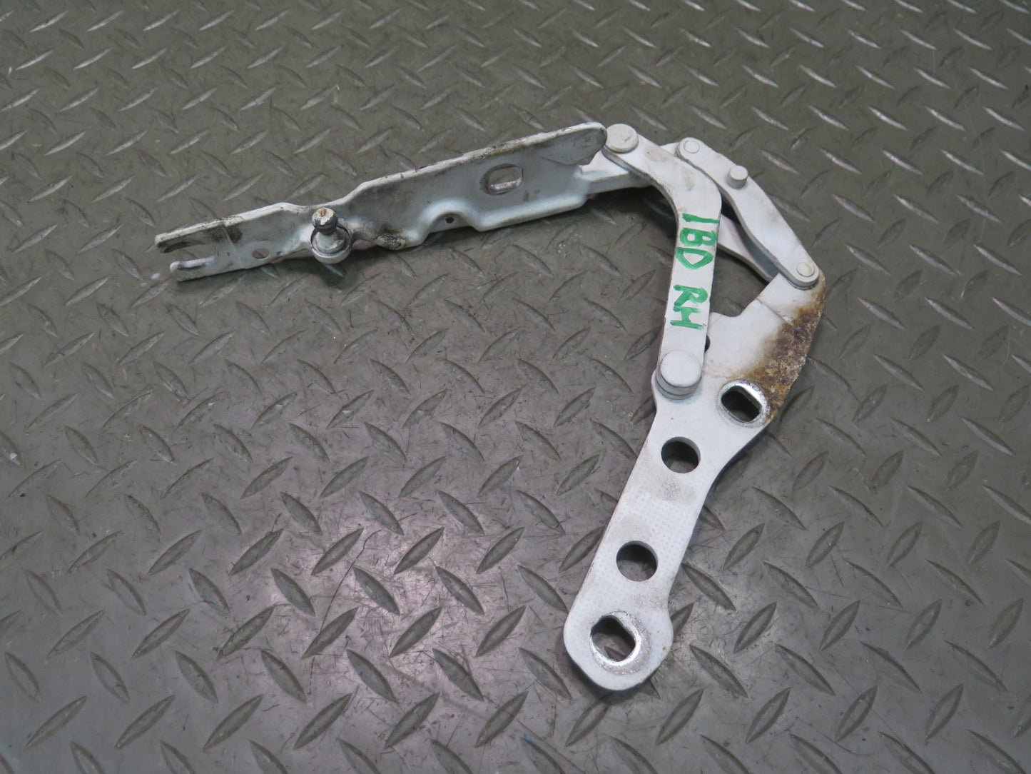01-06 BMW E46 330Ci Set of 2 Front Left & Right Side Hood Hinge White OEM