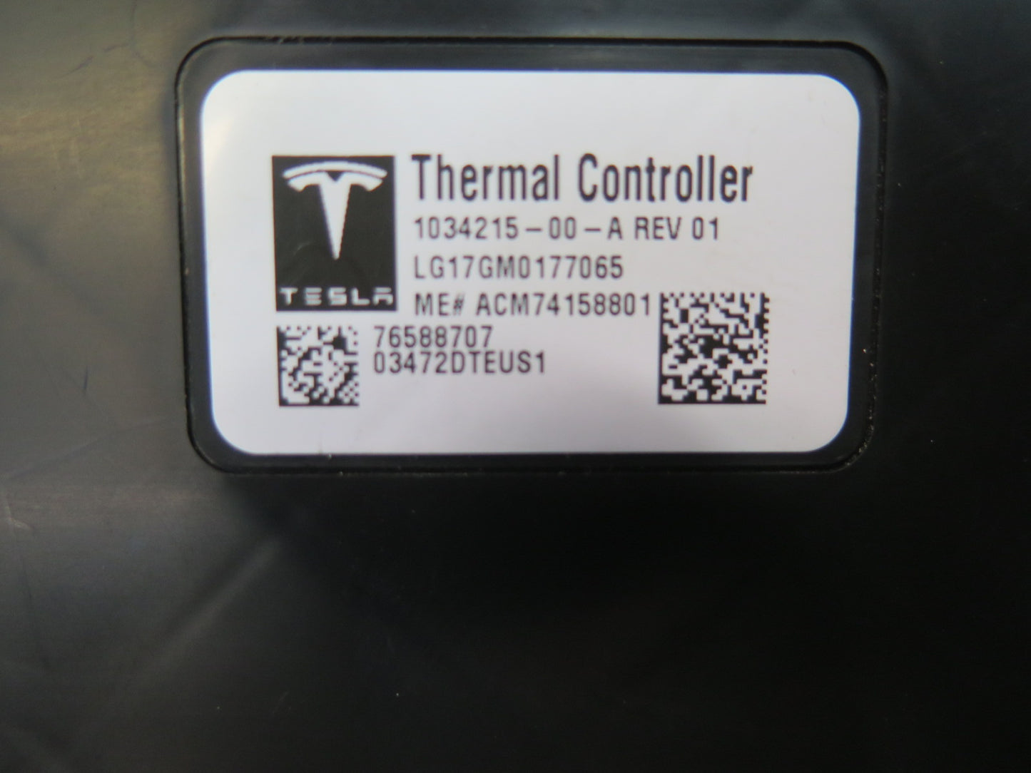 2016-2019 Tesla Model S 75D Thermal Controller Assist Control Module Unit