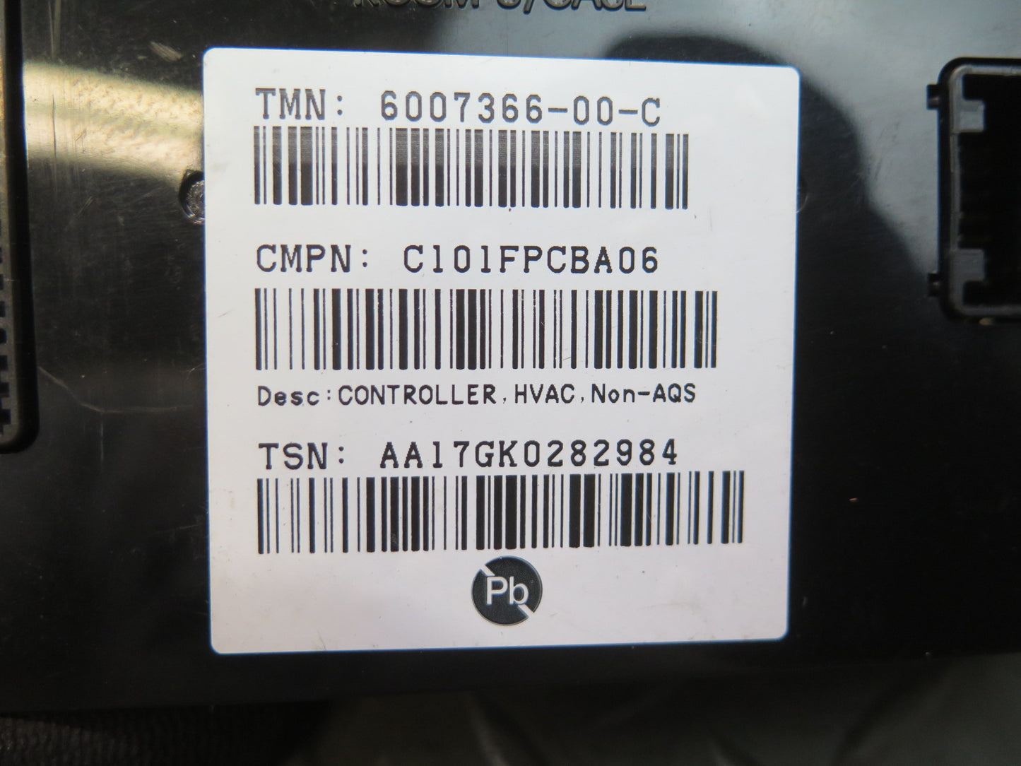 2016-2019 Tesla Model S 75D A/C Hvac Heater Climate Control Module
