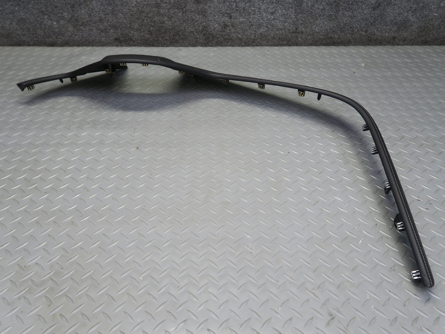 14-19 Chevrolet Corvette C7 Dash Instrument Panel Leather Trim Cover Black OEM