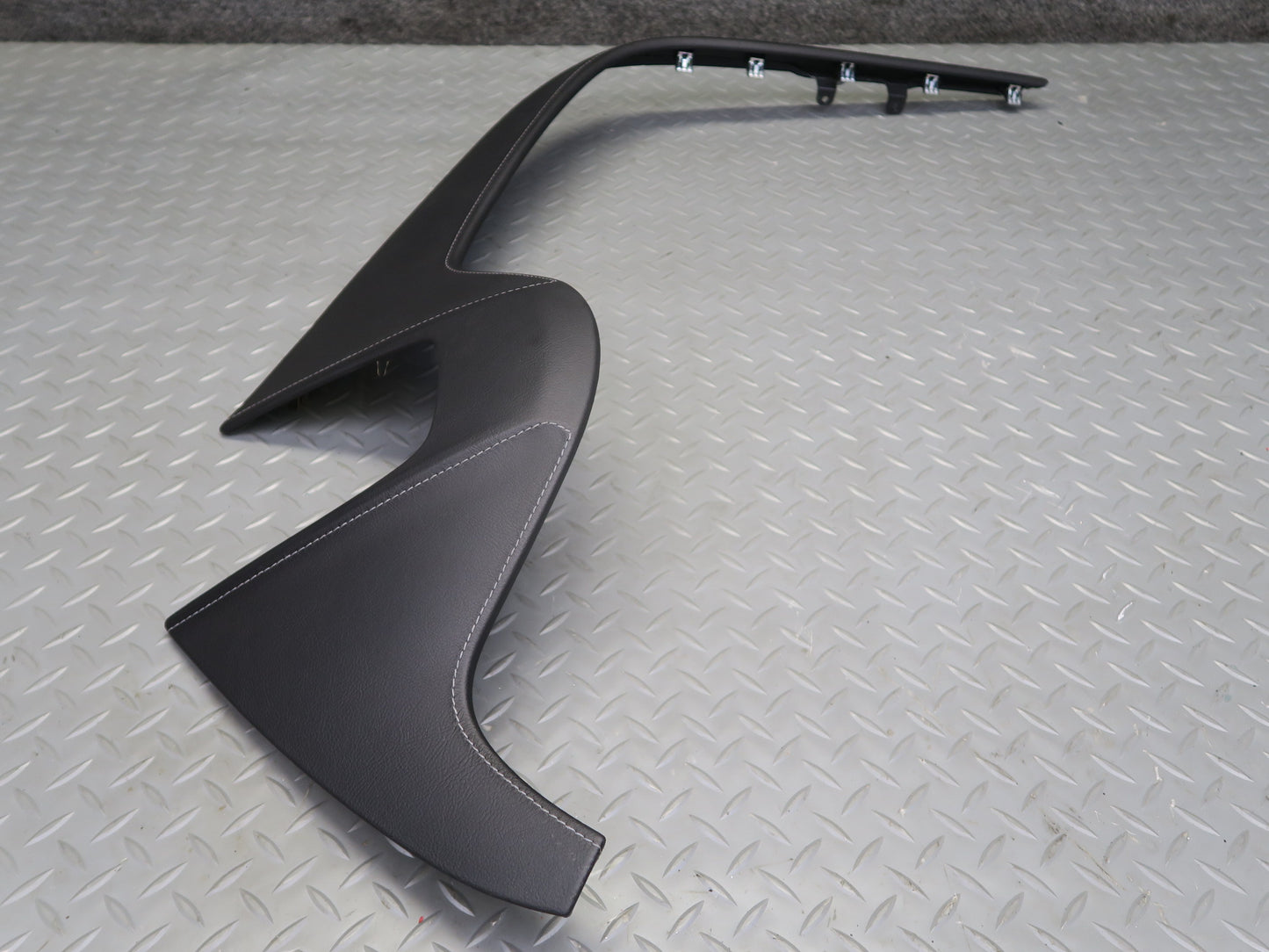 14-19 Chevrolet Corvette C7 Dash Instrument Panel Leather Trim Cover Black OEM