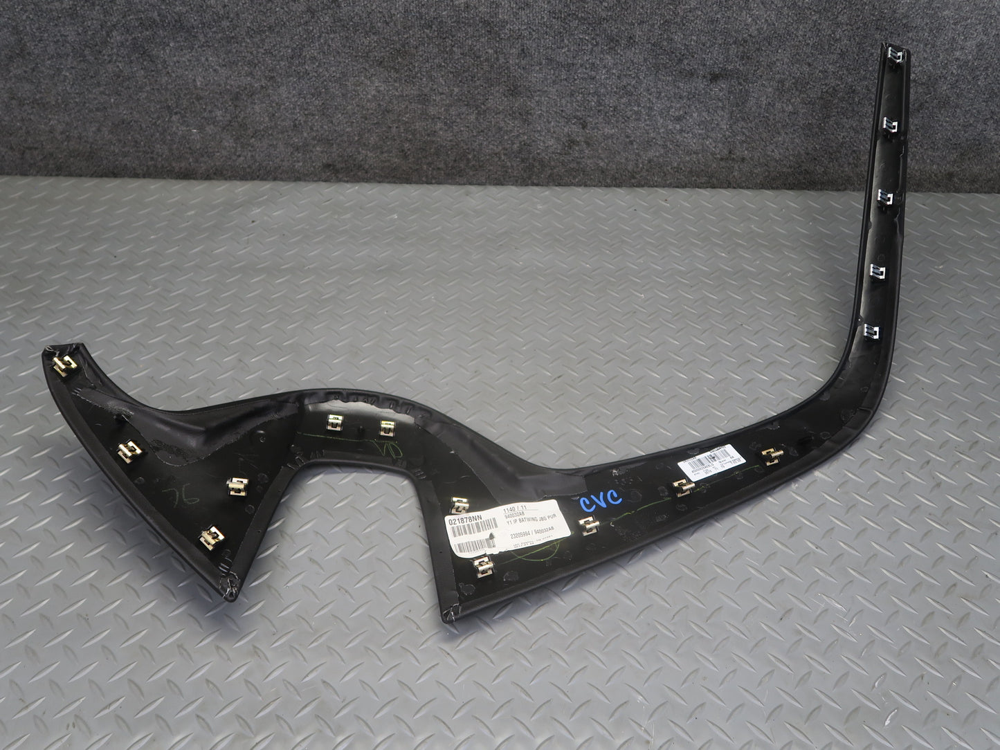 14-19 Chevrolet Corvette C7 Dash Instrument Panel Leather Trim Cover Black OEM