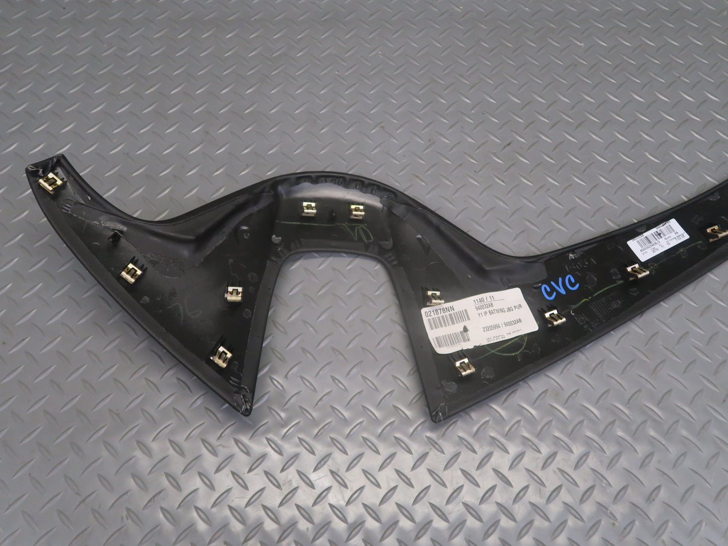 14-19 Chevrolet Corvette C7 Dash Instrument Panel Leather Trim Cover Black OEM