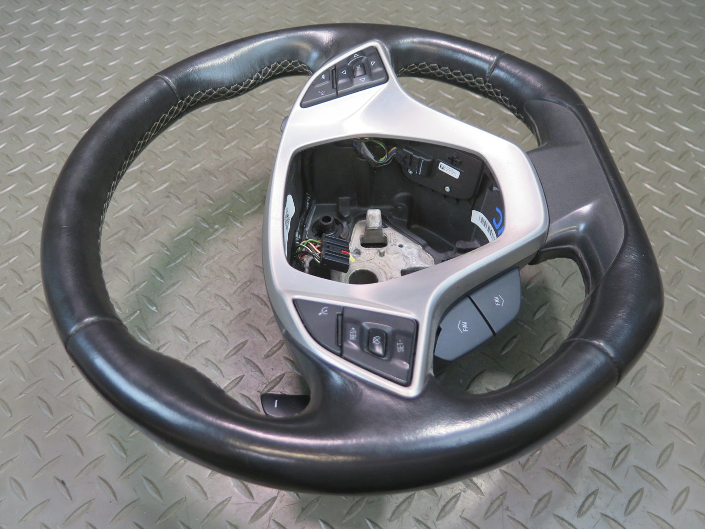 14-19 Chevrolet Corvette C7 A/T Sport Leather Steering w Controls & Paddles OEM