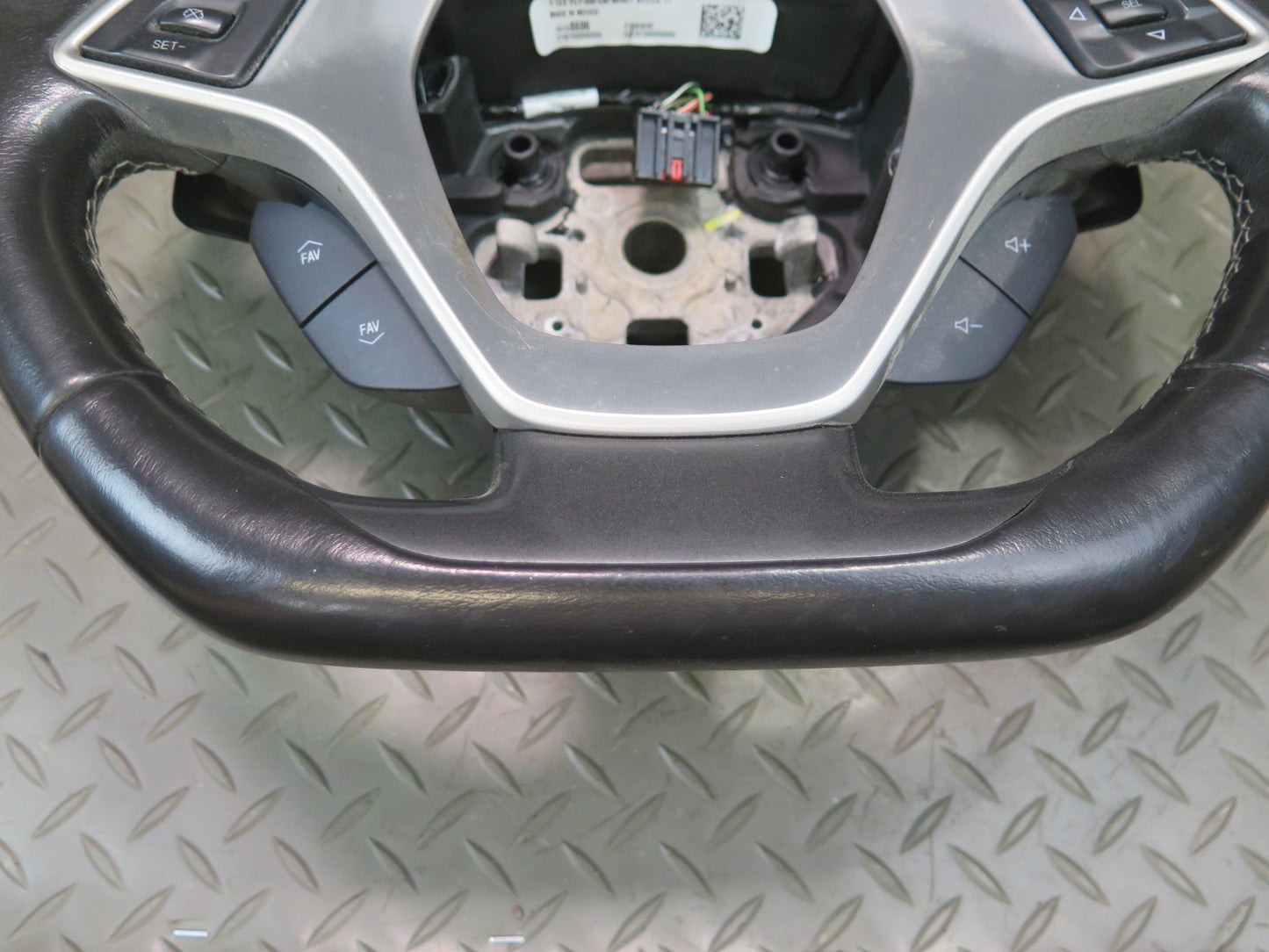 14-19 Chevrolet Corvette C7 A/T Sport Leather Steering w Controls & Paddles OEM