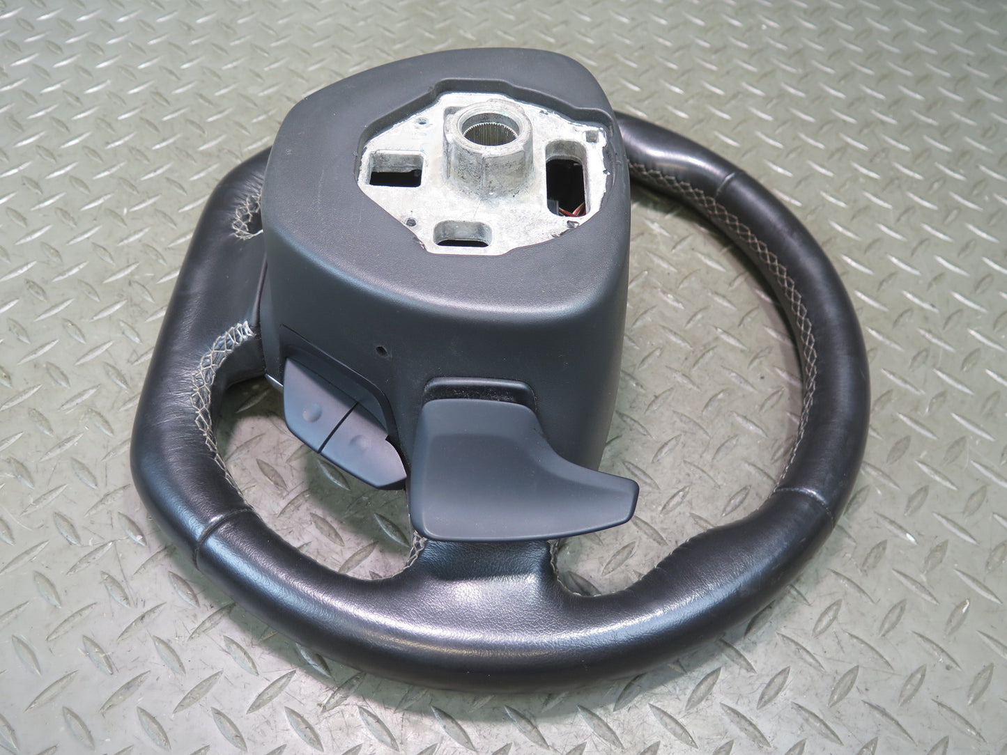 14-19 Chevrolet Corvette C7 A/T Sport Leather Steering w Controls & Paddles OEM