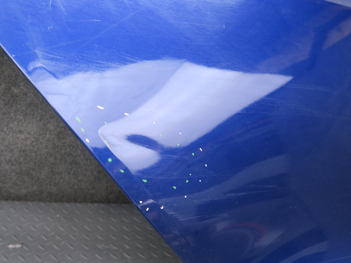 2016-2019 Tesla Model S 75D Rear Right Passenger Side Door Shell Panel Blue