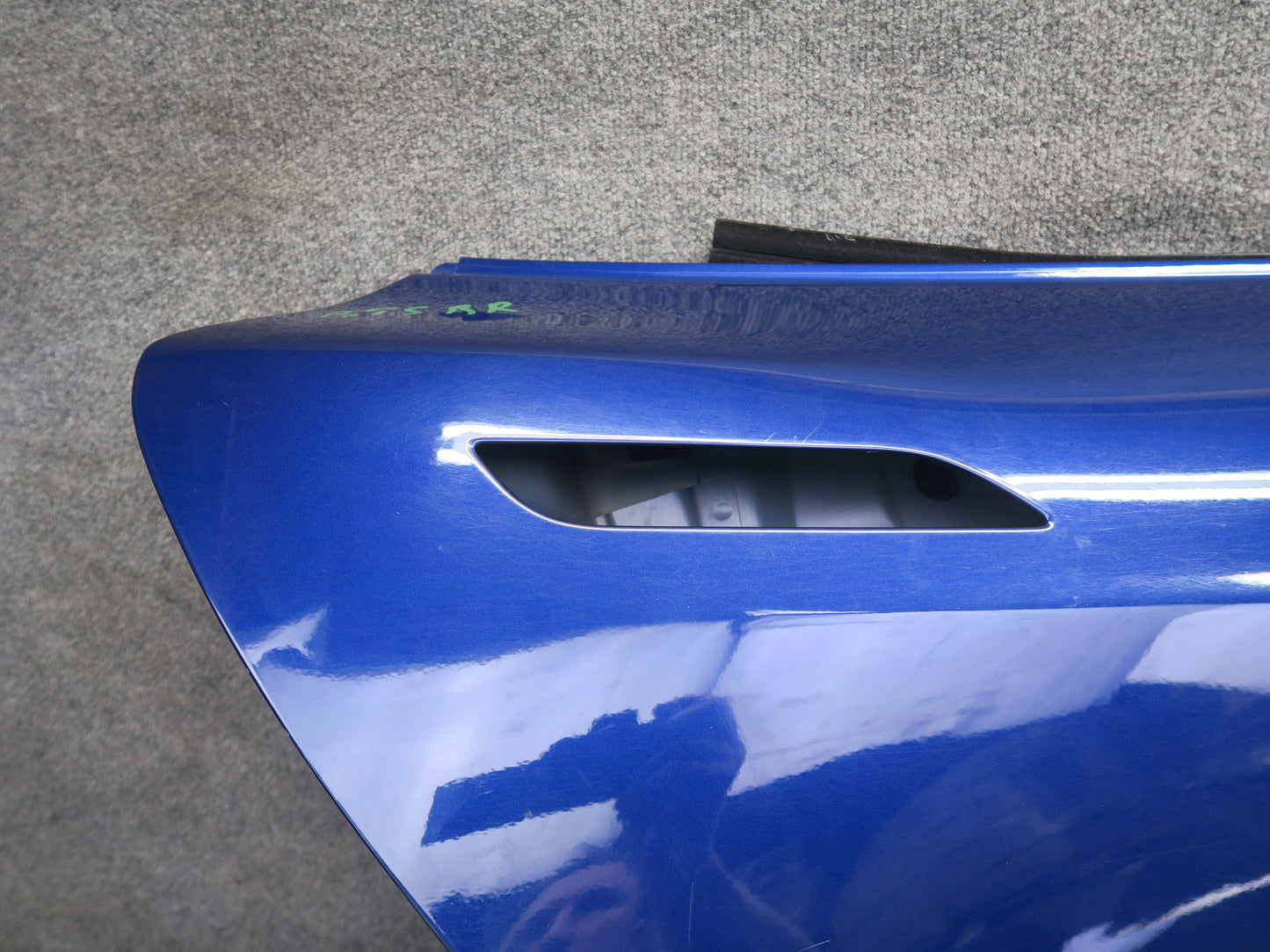2016-2019 Tesla Model S 75D Rear Right Passenger Side Door Shell Panel Blue