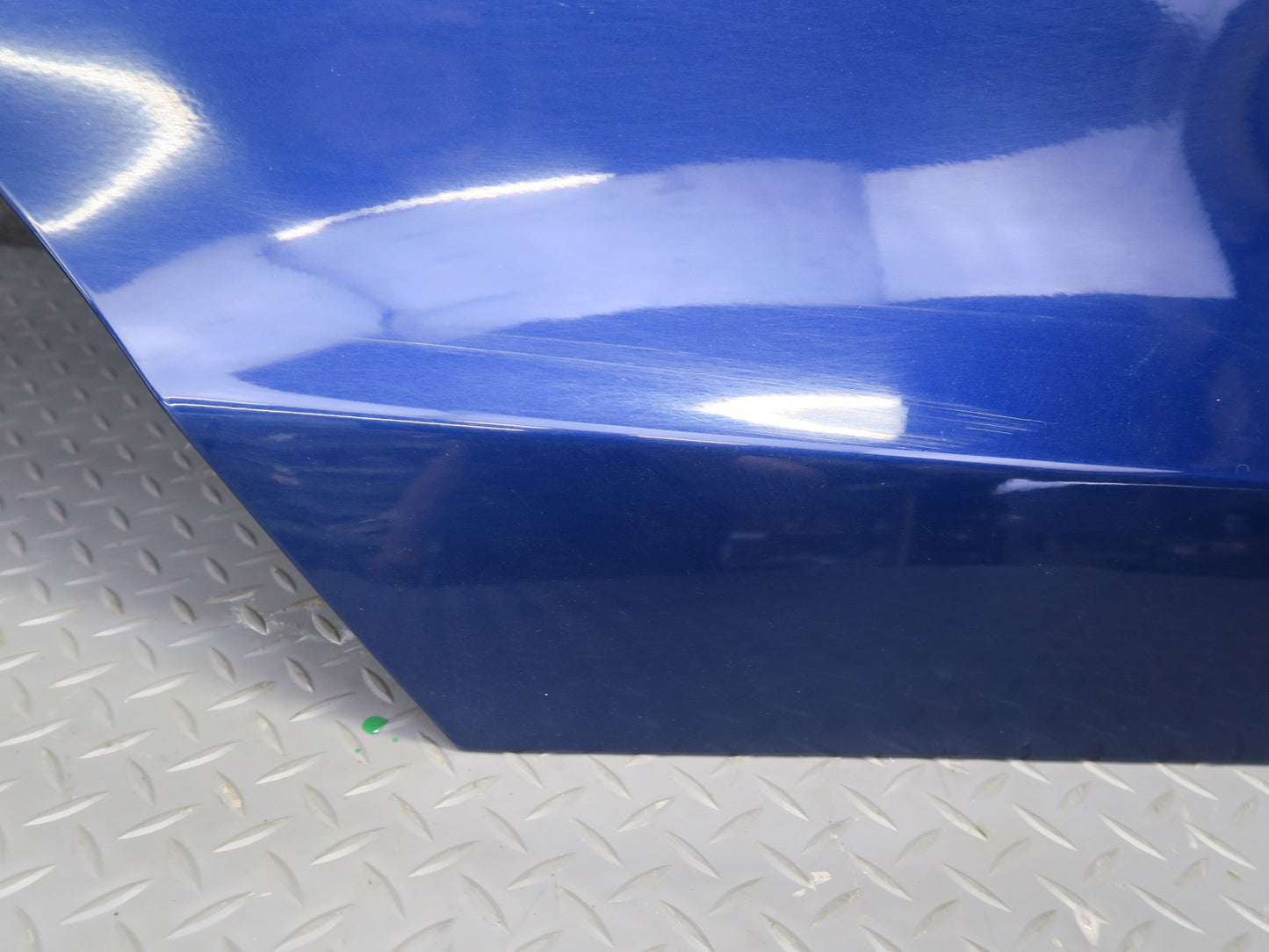 2016-2019 Tesla Model S 75D Rear Right Passenger Side Door Shell Panel Blue