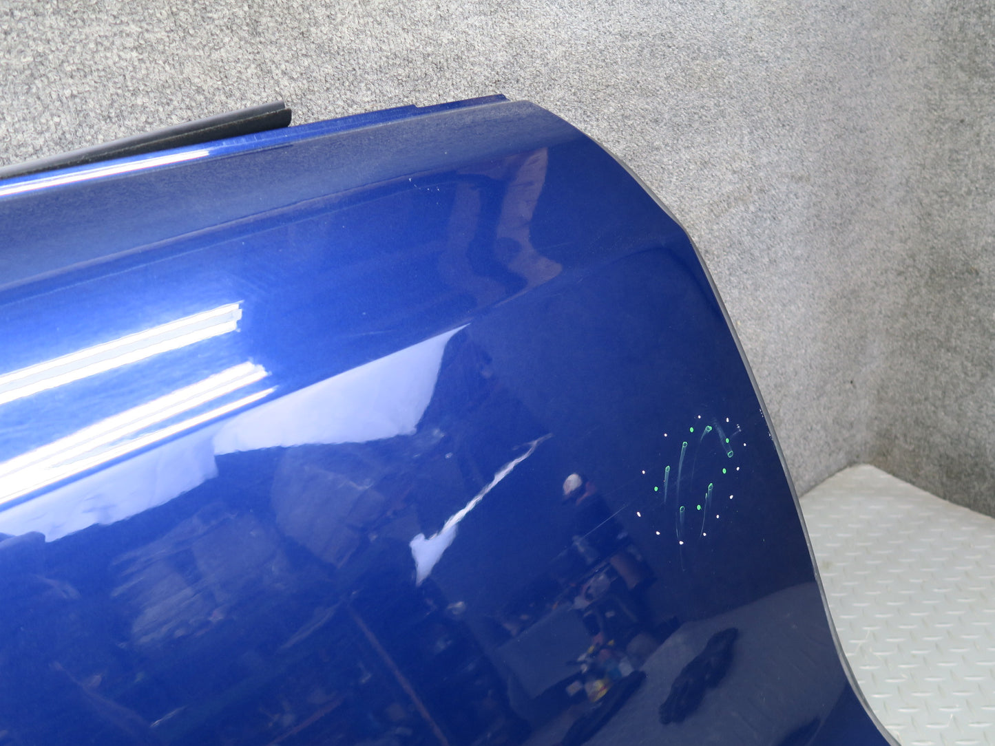 2016-2019 Tesla Model S 75D Rear Right Passenger Side Door Shell Panel Blue