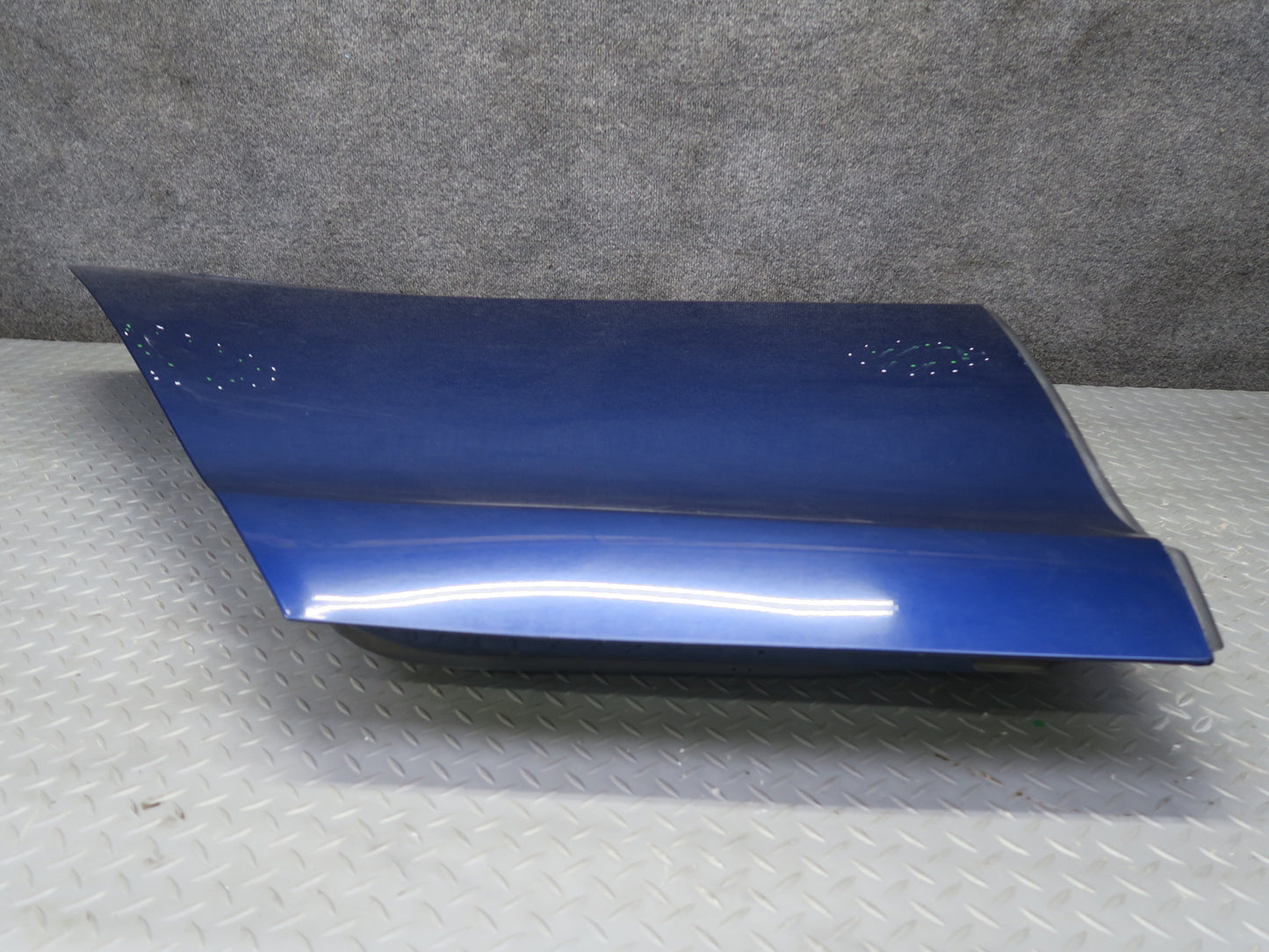 2016-2019 Tesla Model S 75D Rear Right Passenger Side Door Shell Panel Blue