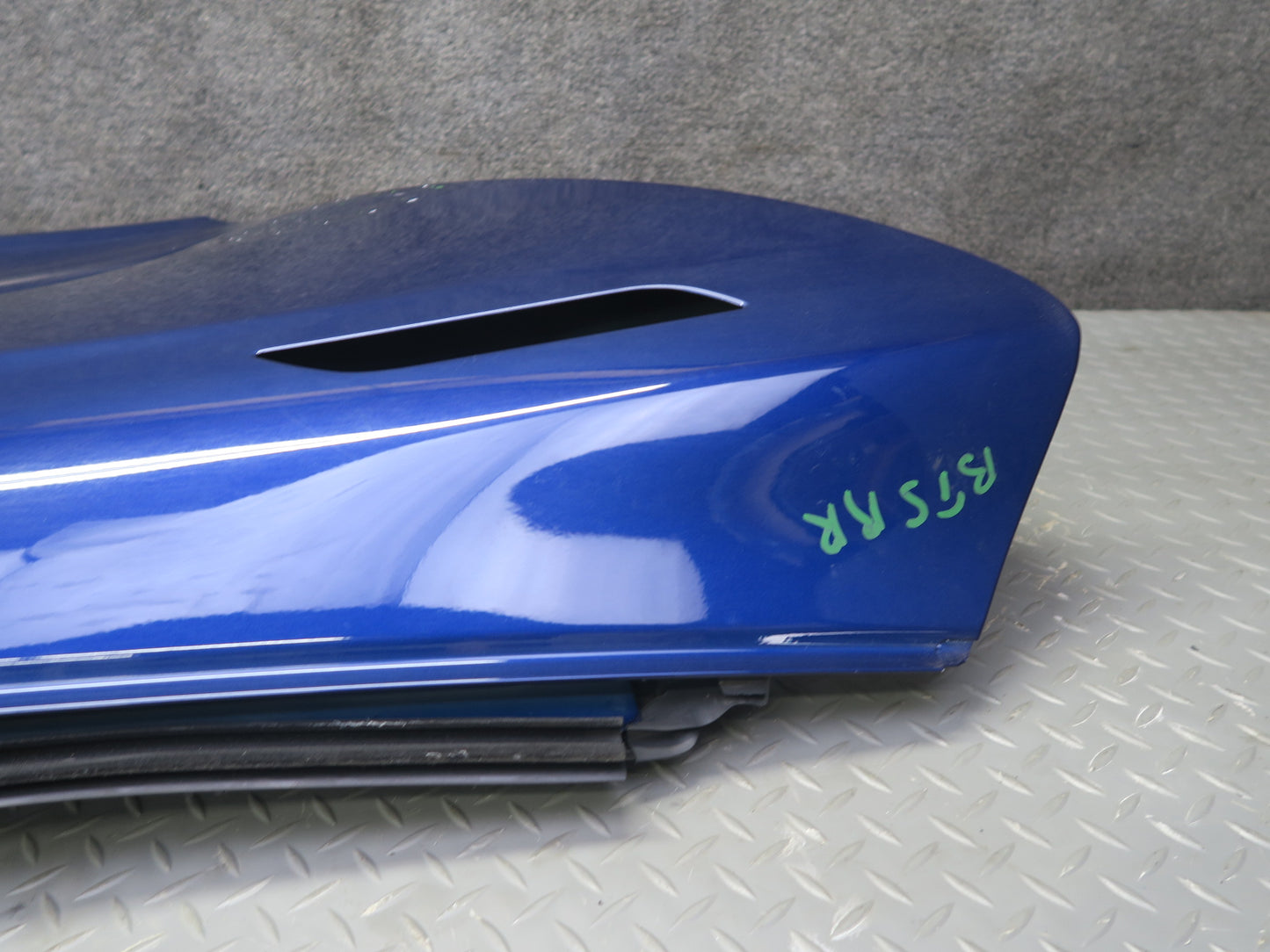 2016-2019 Tesla Model S 75D Rear Right Passenger Side Door Shell Panel Blue