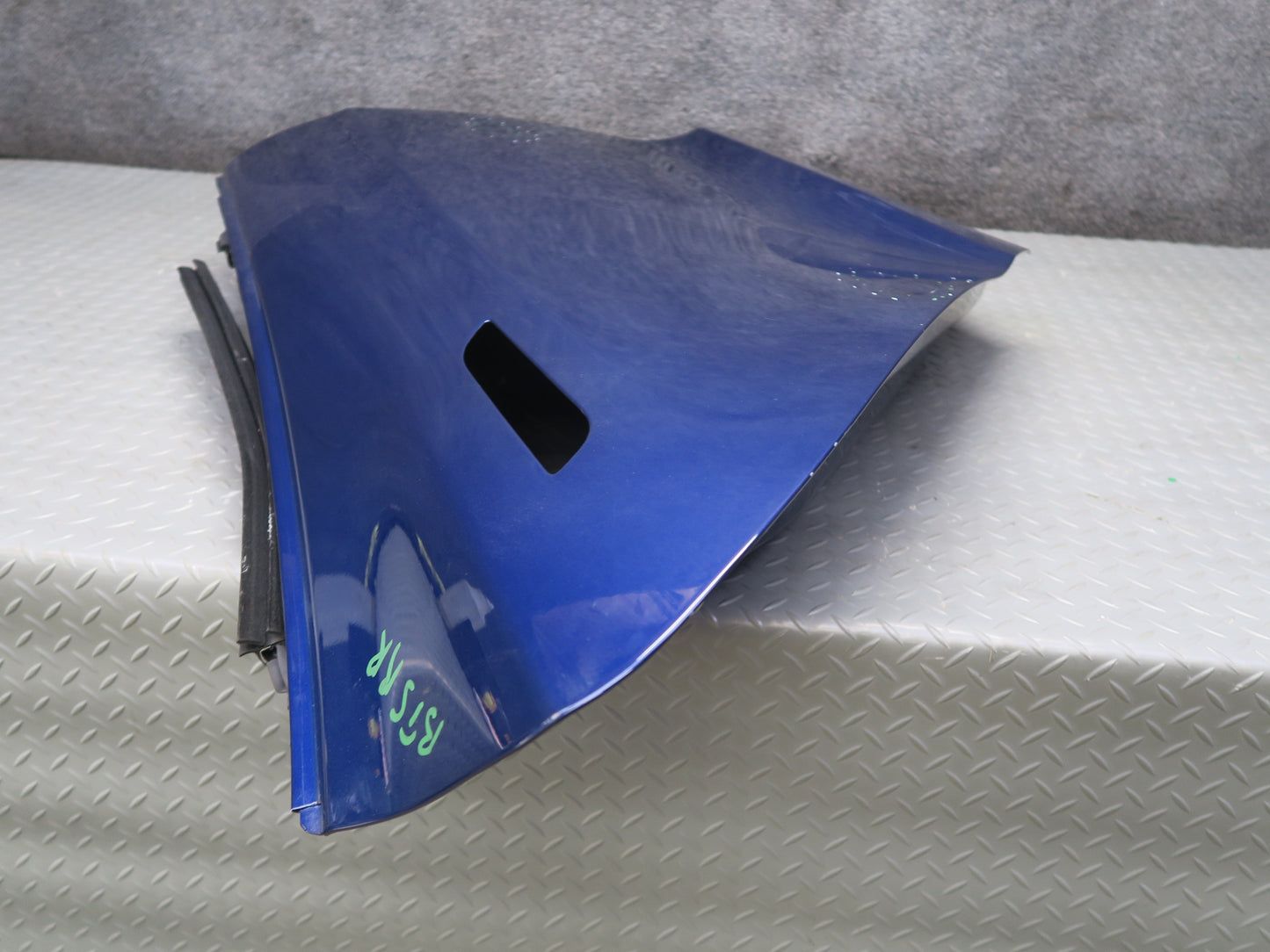 2016-2019 Tesla Model S 75D Rear Right Passenger Side Door Shell Panel Blue
