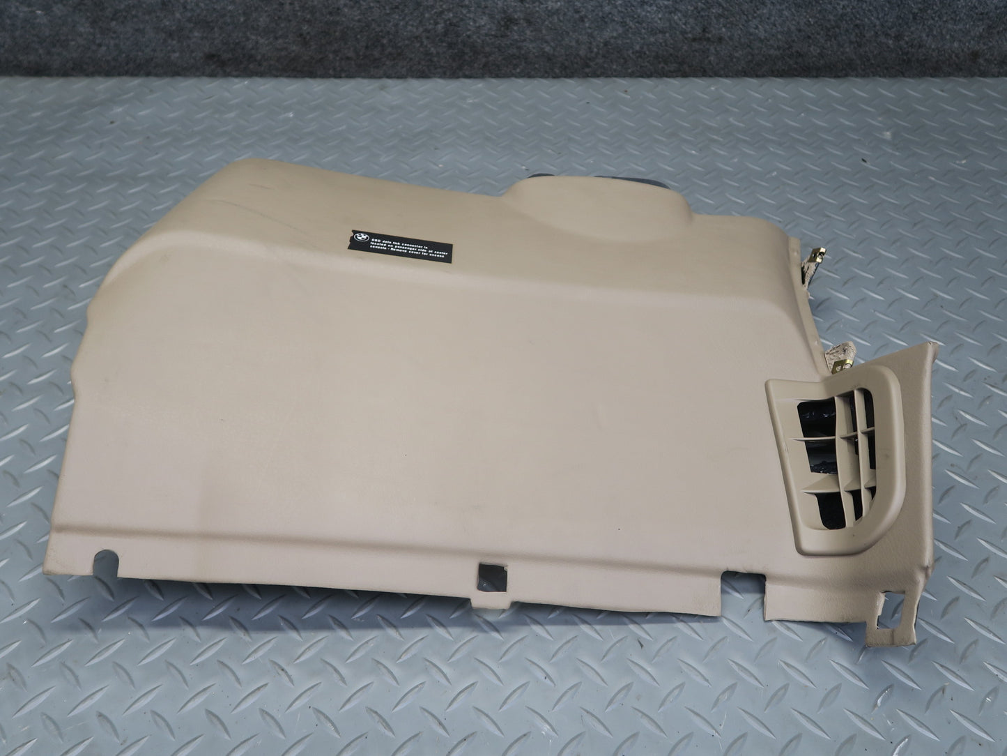 96-02 BMW E36/7 Z3 Left Under Dash Lower Knee Trim Cover Beige 8399809 OEM