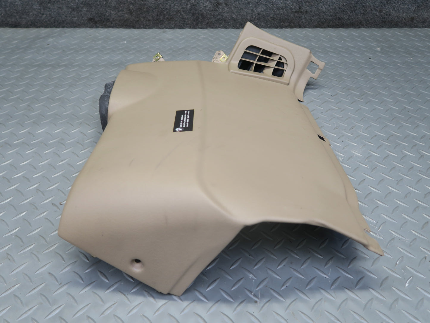 96-02 BMW E36/7 Z3 Left Under Dash Lower Knee Trim Cover Beige 8399809 OEM