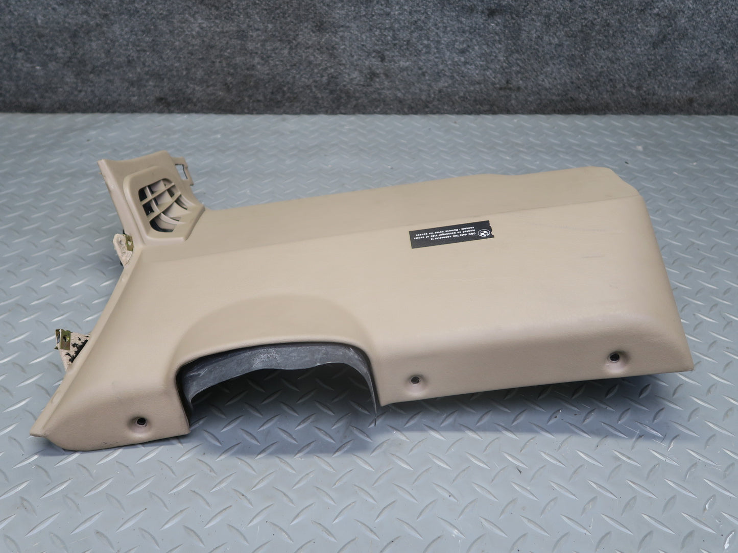 96-02 BMW E36/7 Z3 Left Under Dash Lower Knee Trim Cover Beige 8399809 OEM