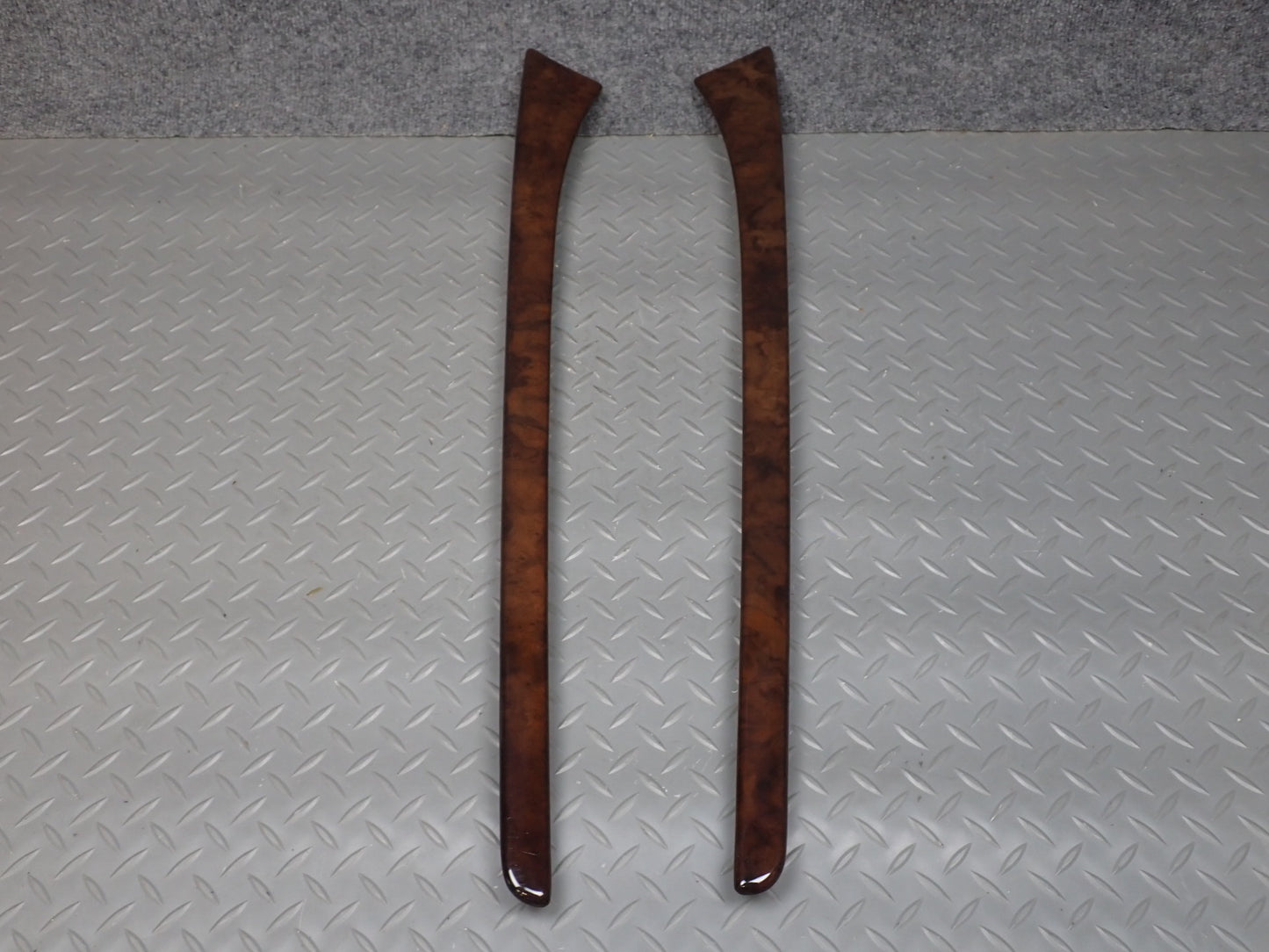 96-02 Mercedes R129 SL500 Set of 2 Left & Right Door Wood Trim Bezel Panel OEM
