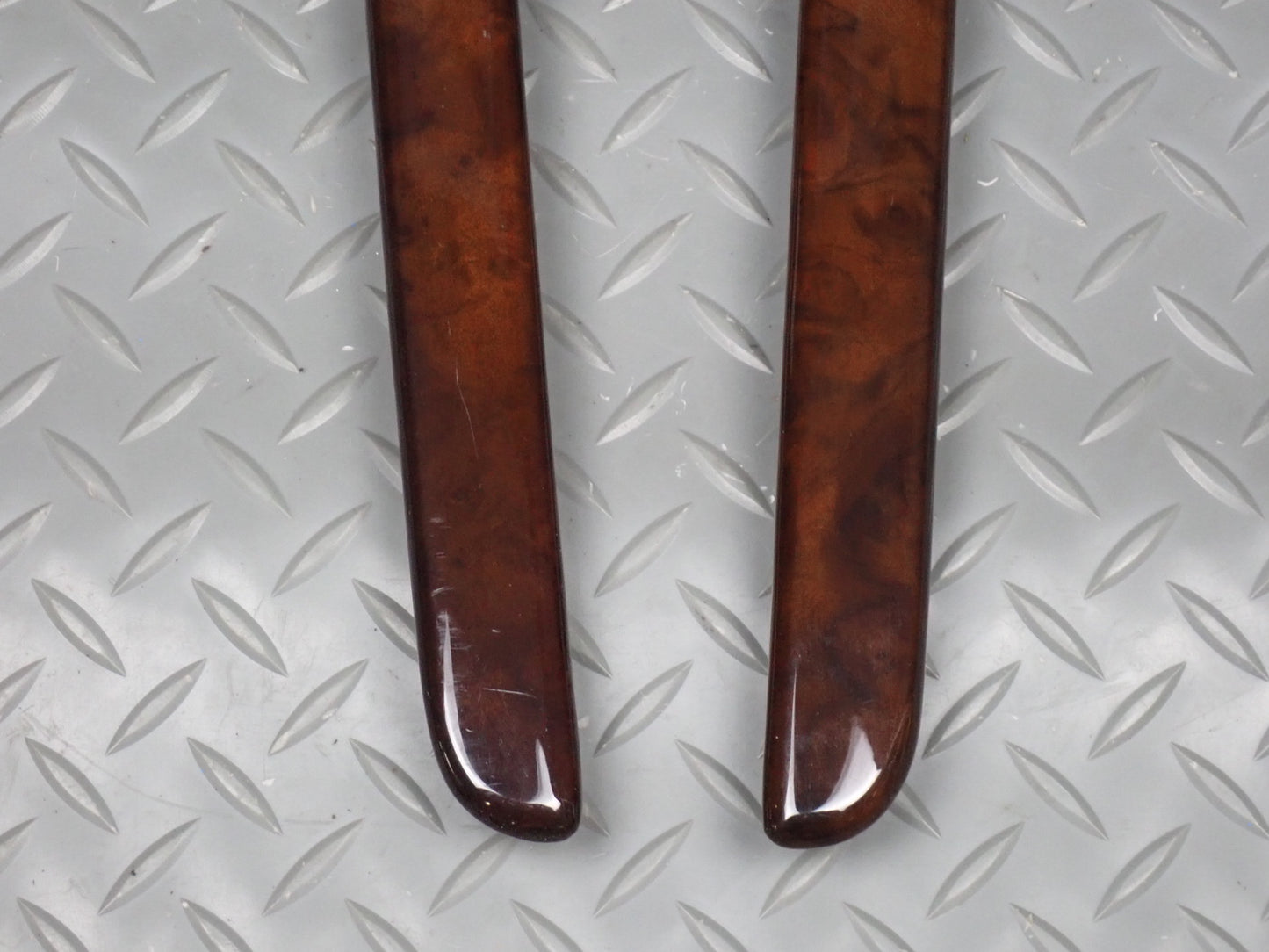 96-02 Mercedes R129 SL500 Set of 2 Left & Right Door Wood Trim Bezel Panel OEM