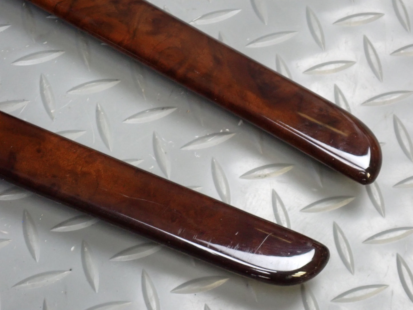 96-02 Mercedes R129 SL500 Set of 2 Left & Right Door Wood Trim Bezel Panel OEM
