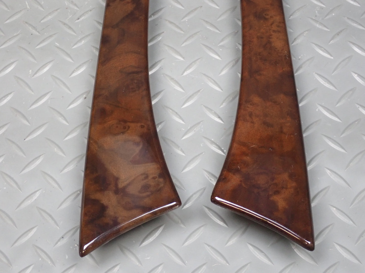 96-02 Mercedes R129 SL500 Set of 2 Left & Right Door Wood Trim Bezel Panel OEM