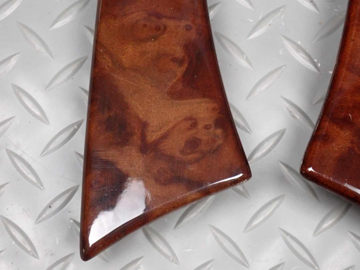 96-02 Mercedes R129 SL500 Set of 2 Left & Right Door Wood Trim Bezel Panel OEM