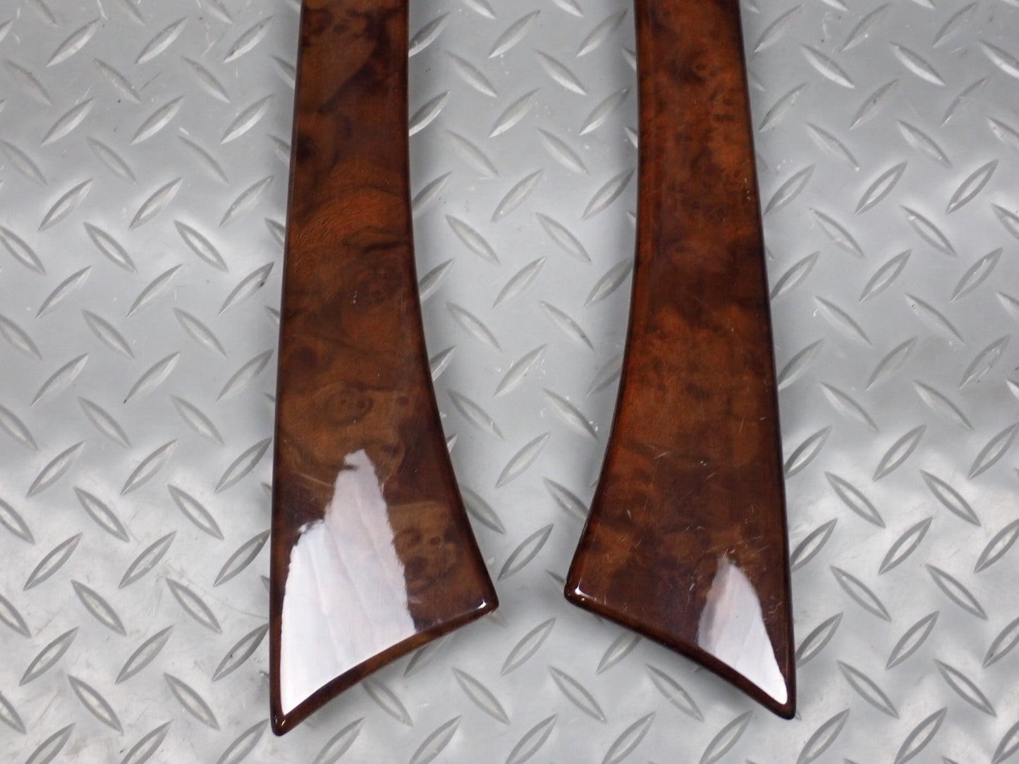 96-02 Mercedes R129 SL500 Set of 2 Left & Right Door Wood Trim Bezel Panel OEM
