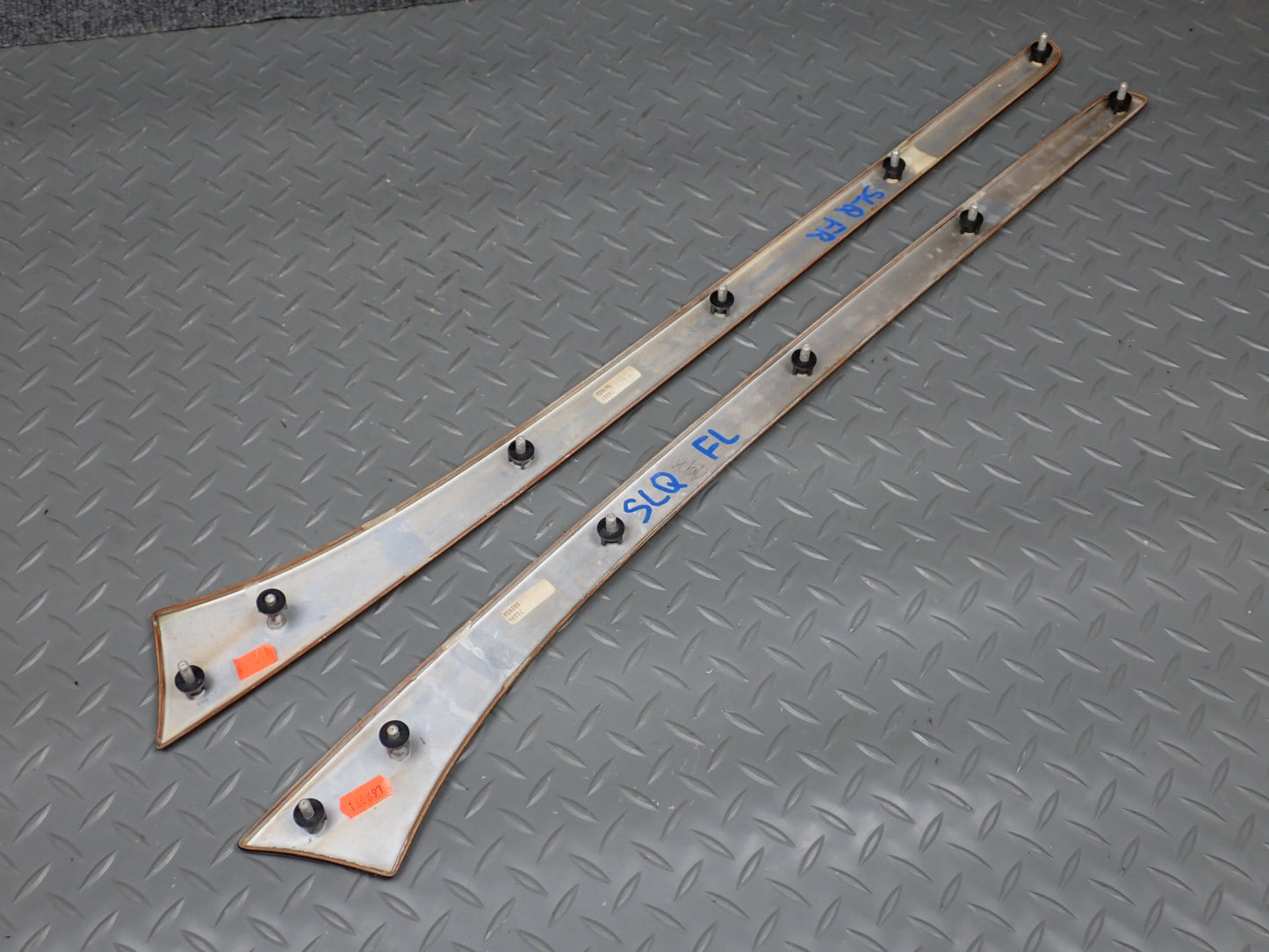 96-02 Mercedes R129 SL500 Set of 2 Left & Right Door Wood Trim Bezel Panel OEM